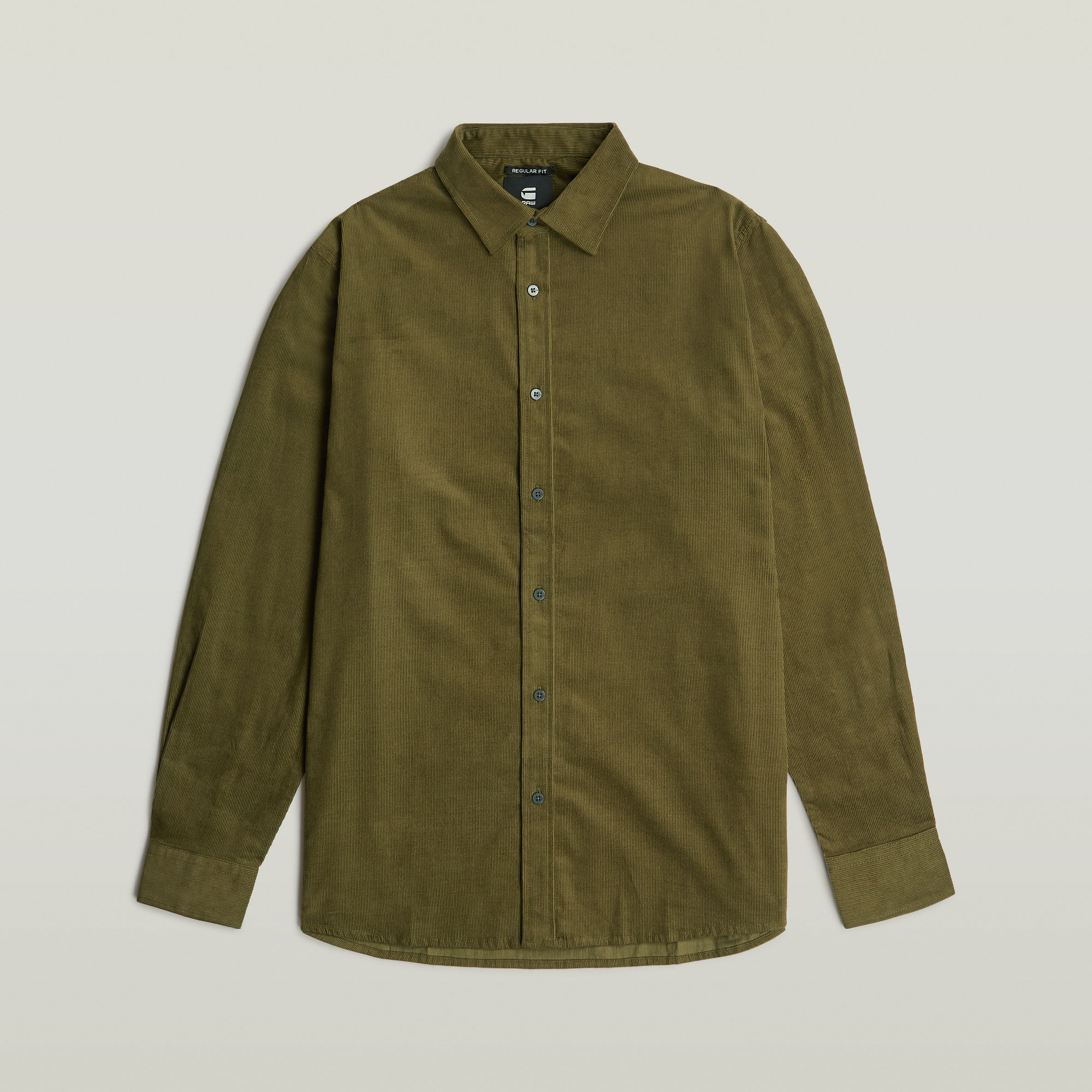 G-Star RAW Clean Regular Overhemd Groen Heren