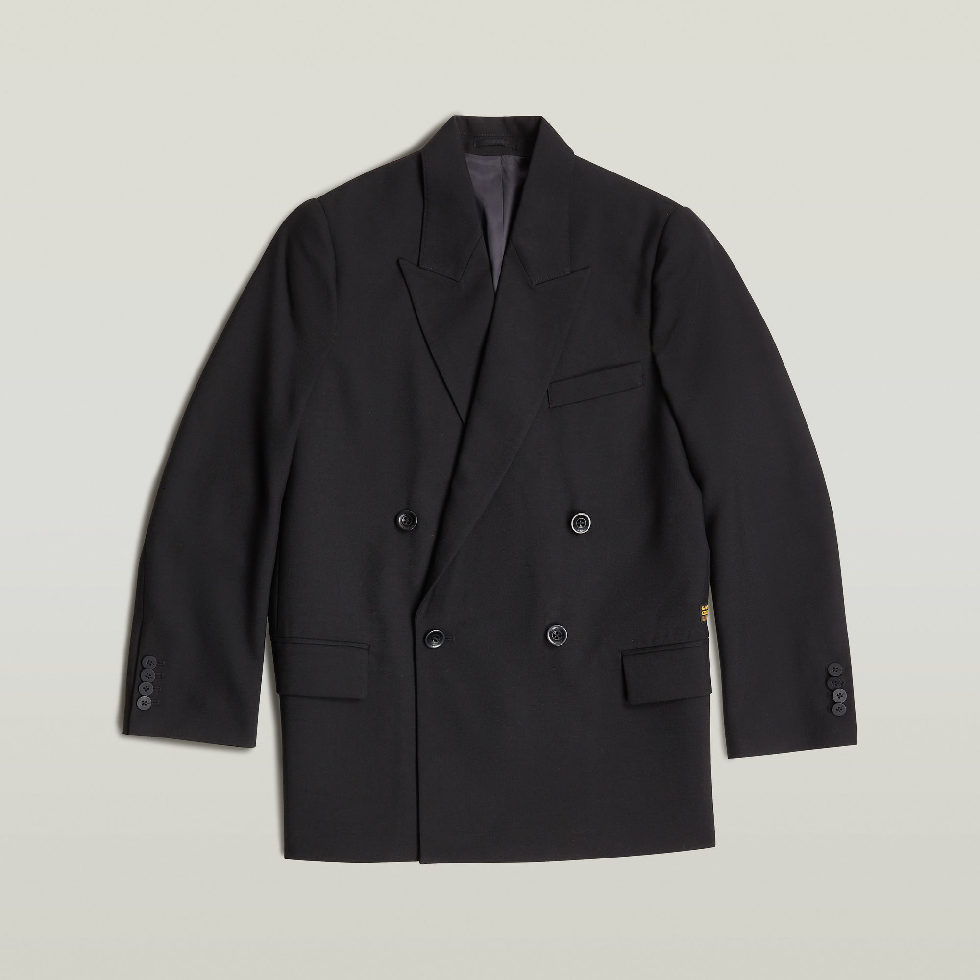 Thumbnail - Double Breasted Blazer - Schwarz - Damen