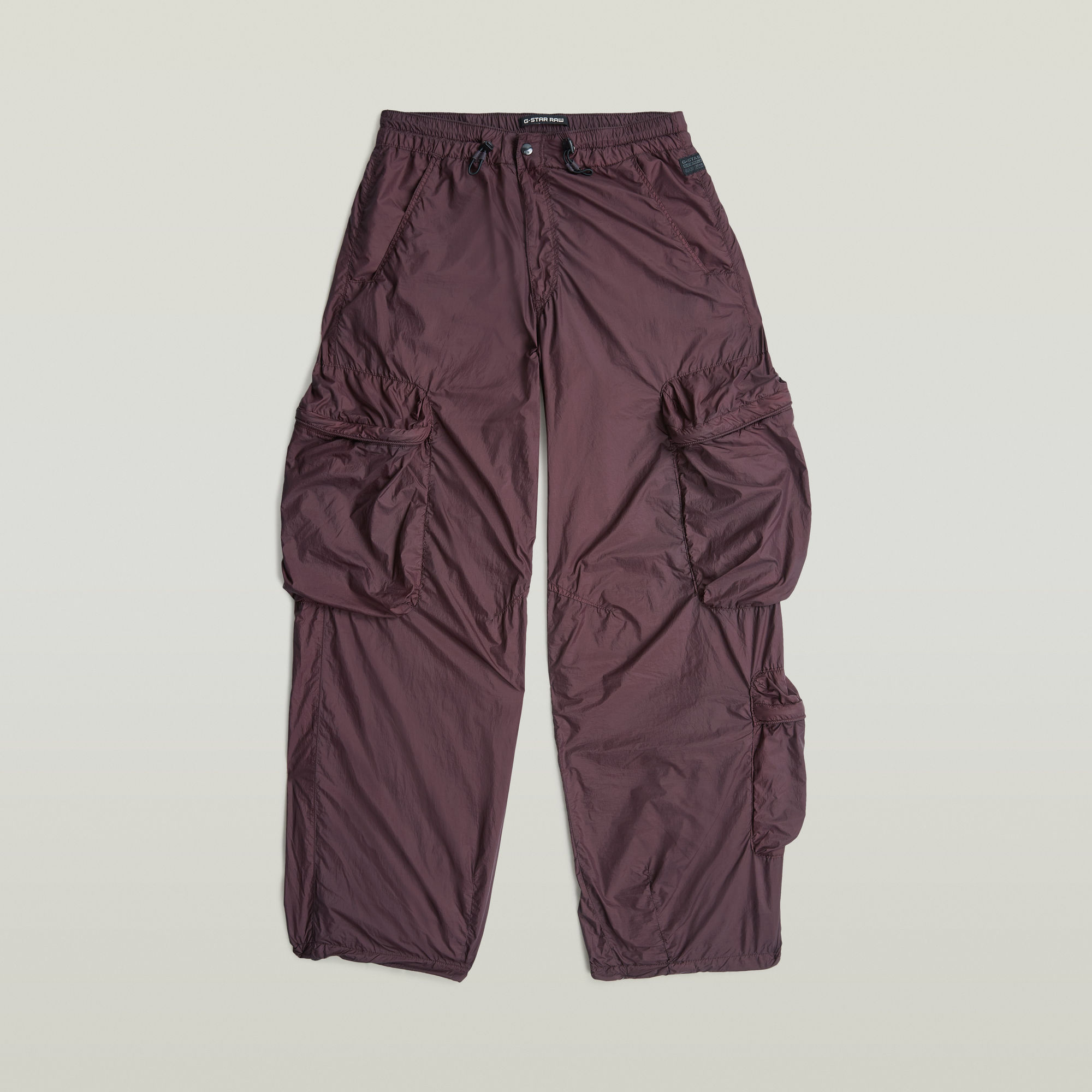 Thumbnail - Balloon Cargo Multi Pocket Pants - Lila - Damen