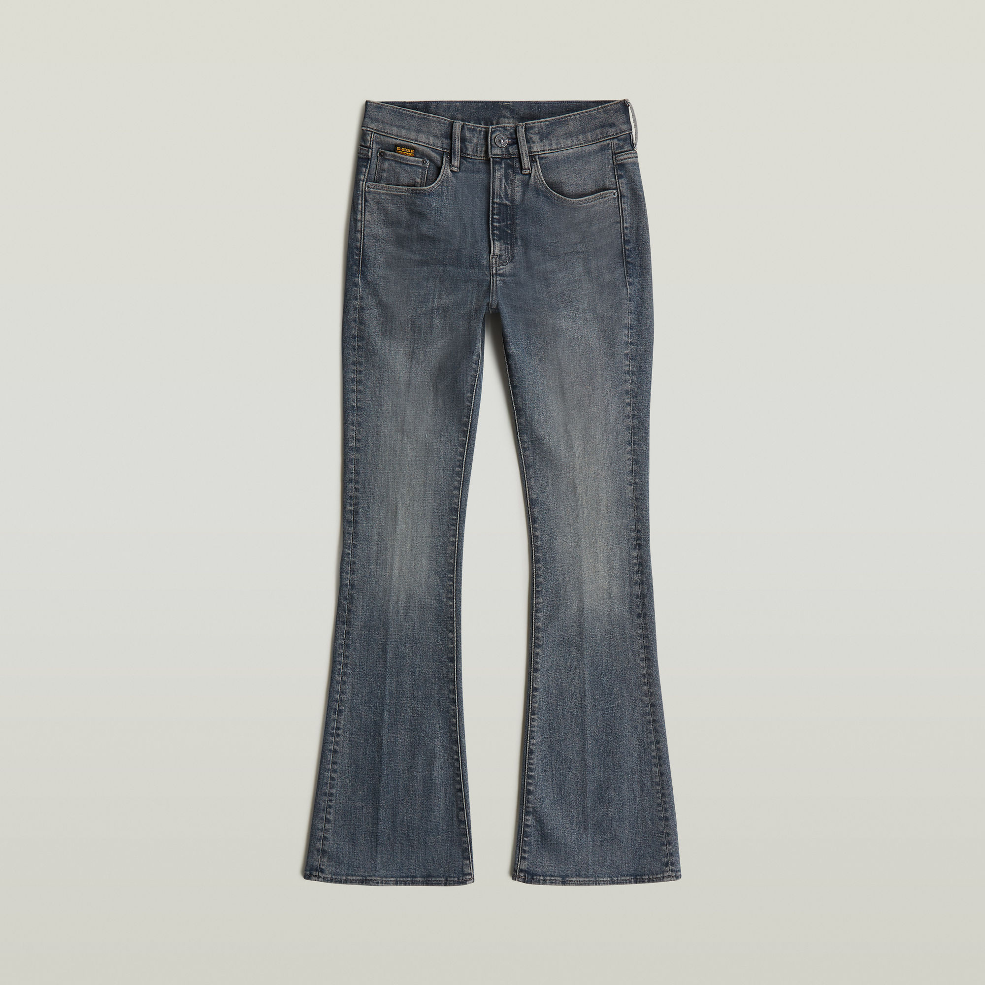 G-Star RAW 3301 Flare Jeans Donkerblauw Dames