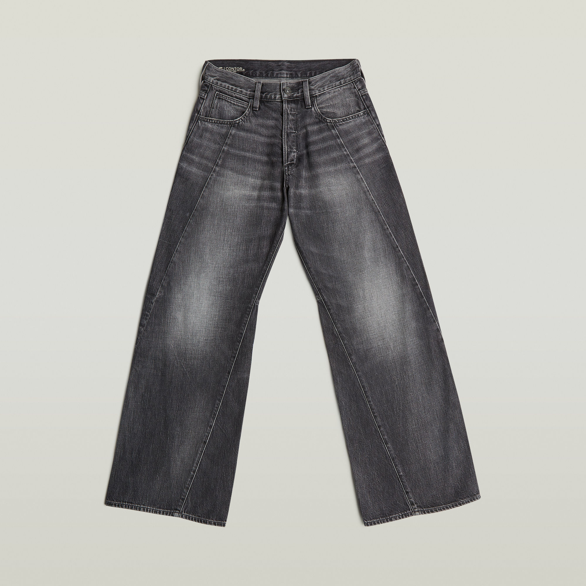 G-Star RAW Contor 3D Wide Jeans Grijs Dames