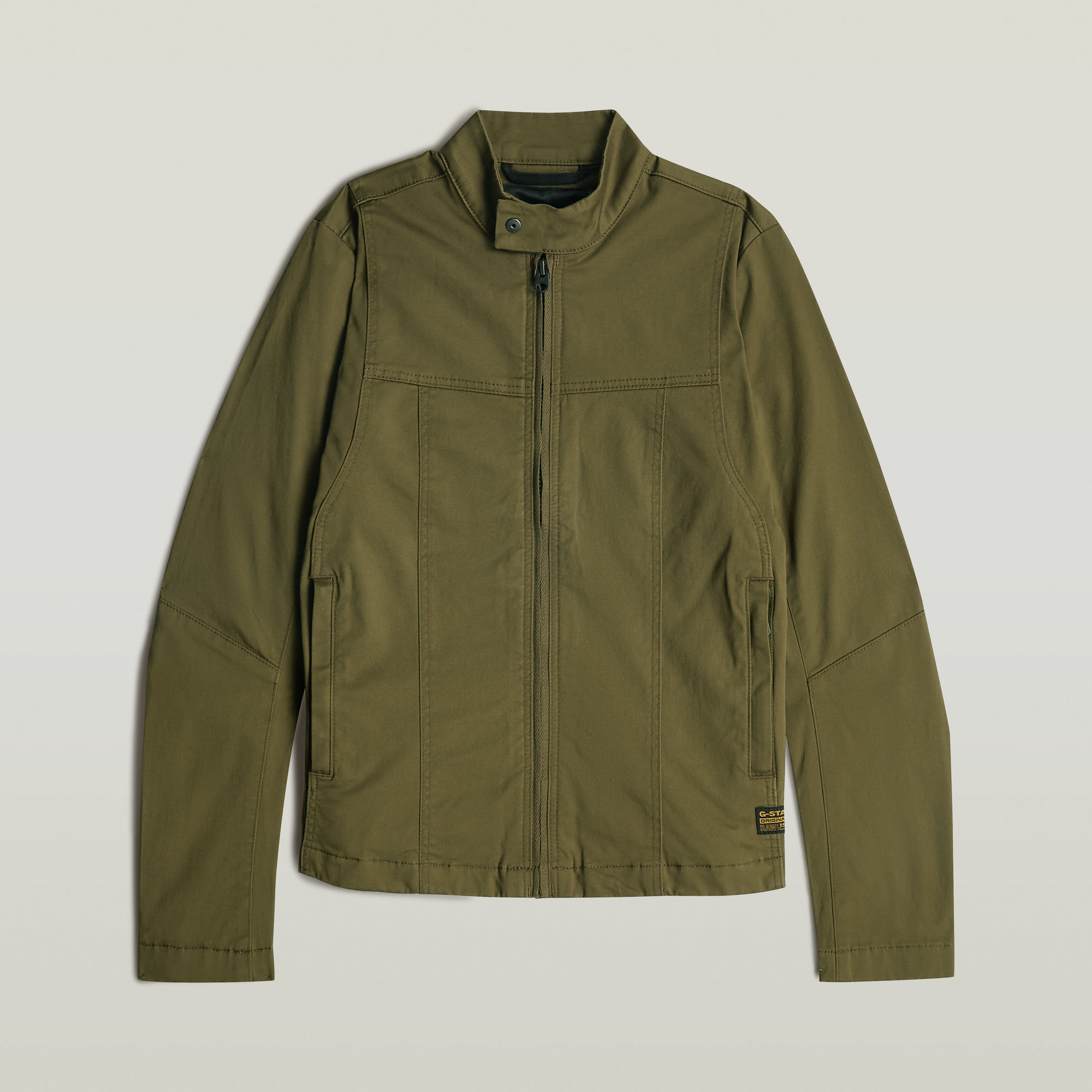 G-Star RAW Biker Overshirt Groen Dames