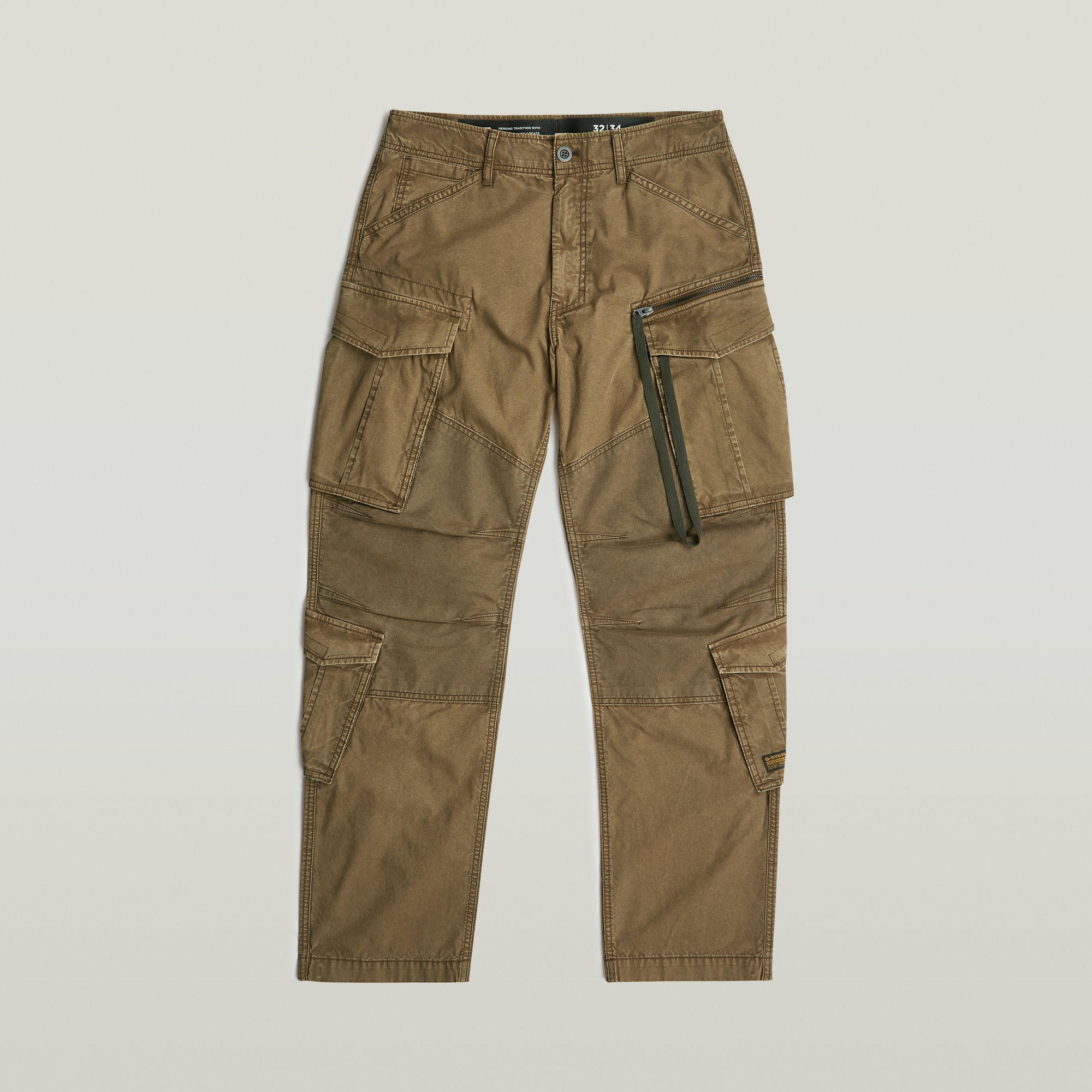Thumbnail - Rovic Zip 3D Loose Hose - Braun - Herren
