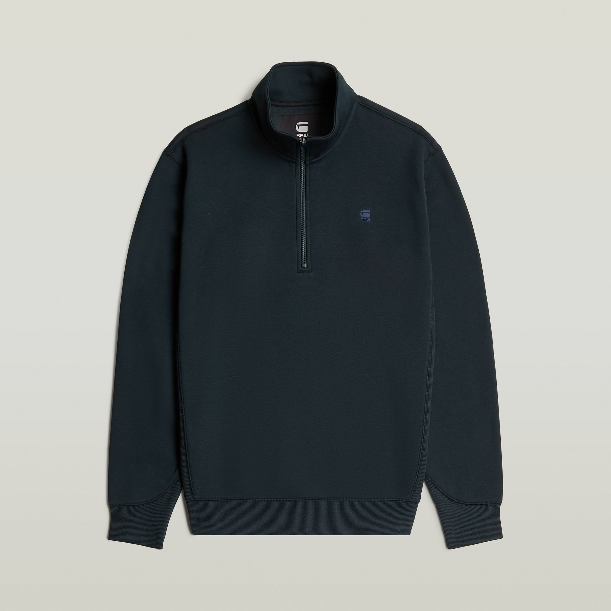 Thumbnail - Premium Core Half Zip Sweater - Dunkelblau - Herren