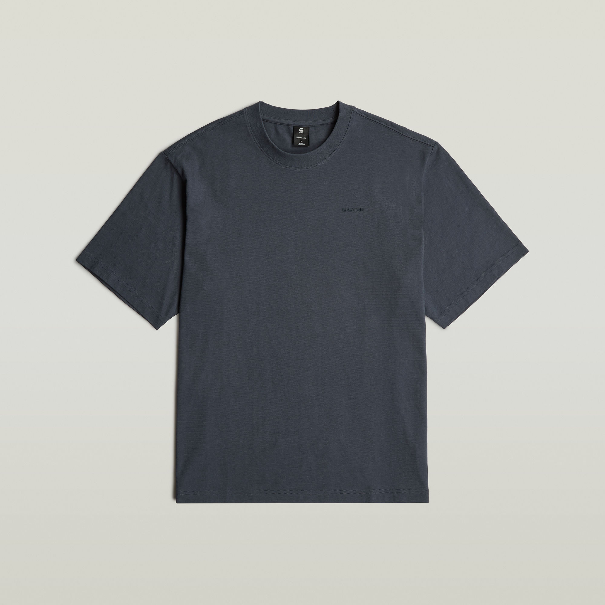 G-Star RAW Boxy Base T-shirt Donkerblauw Heren