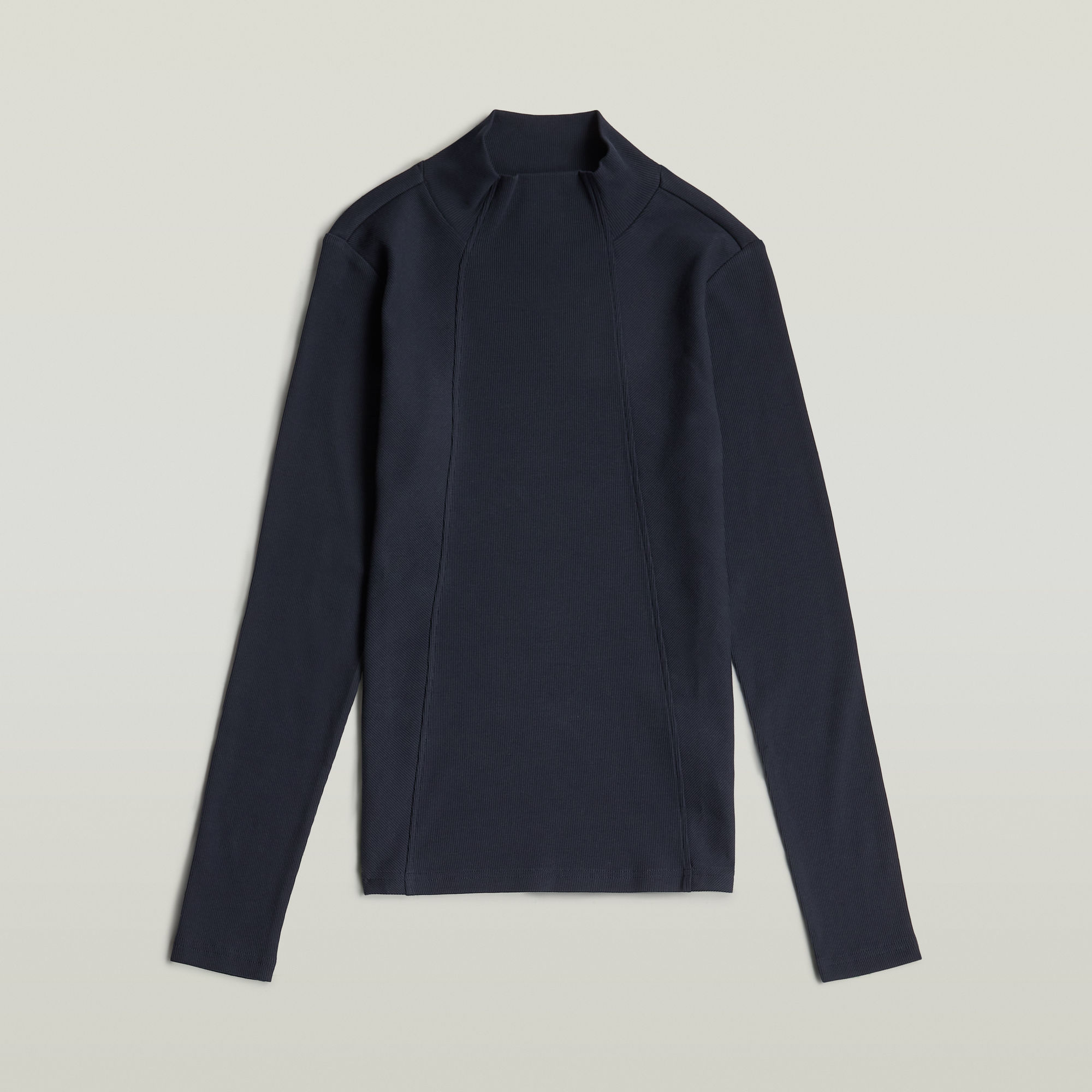 G-Star RAW A-Line Slim Mock T-shirt Donkerblauw Dames