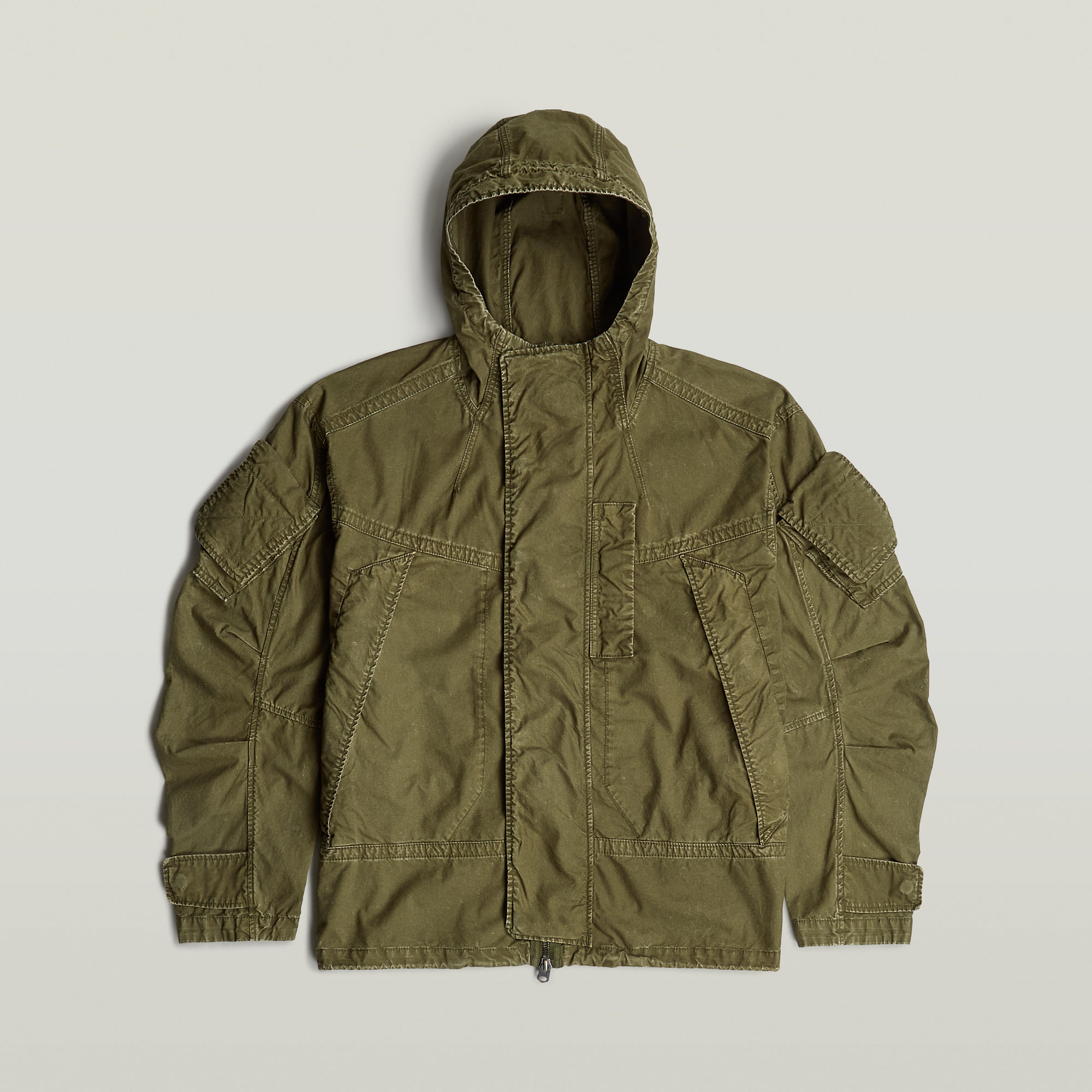 G-Star RAW GA-1 Cotton Parka Groen Heren