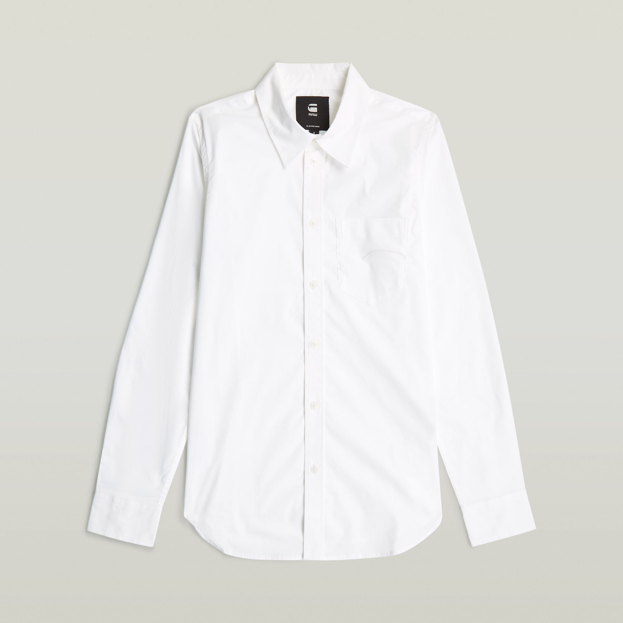 G-Star RAW Slim Poplin Longsleeve Overhemd Wit Dames