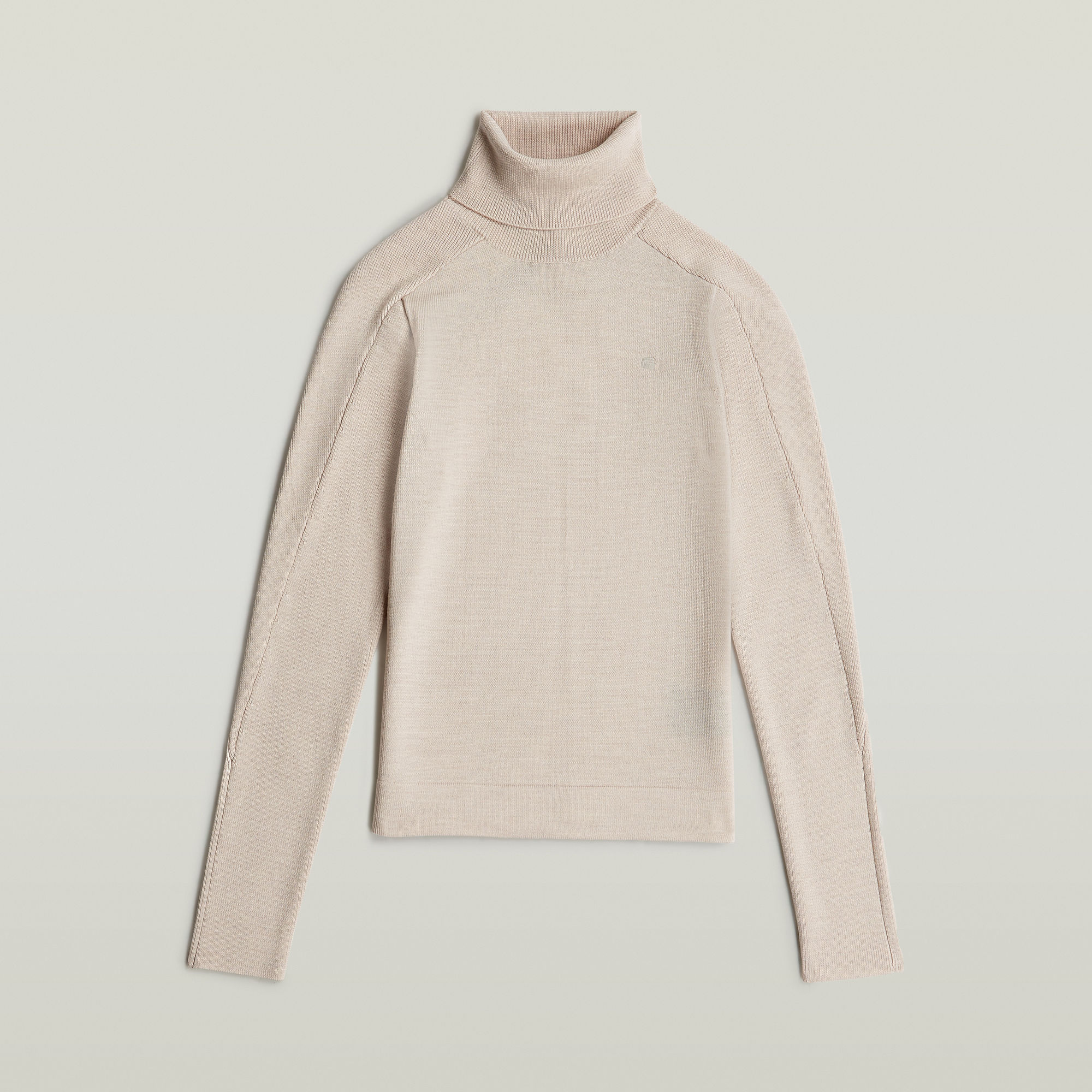 Thumbnail - Core Turtle Slim Knit - Weiß - Damen