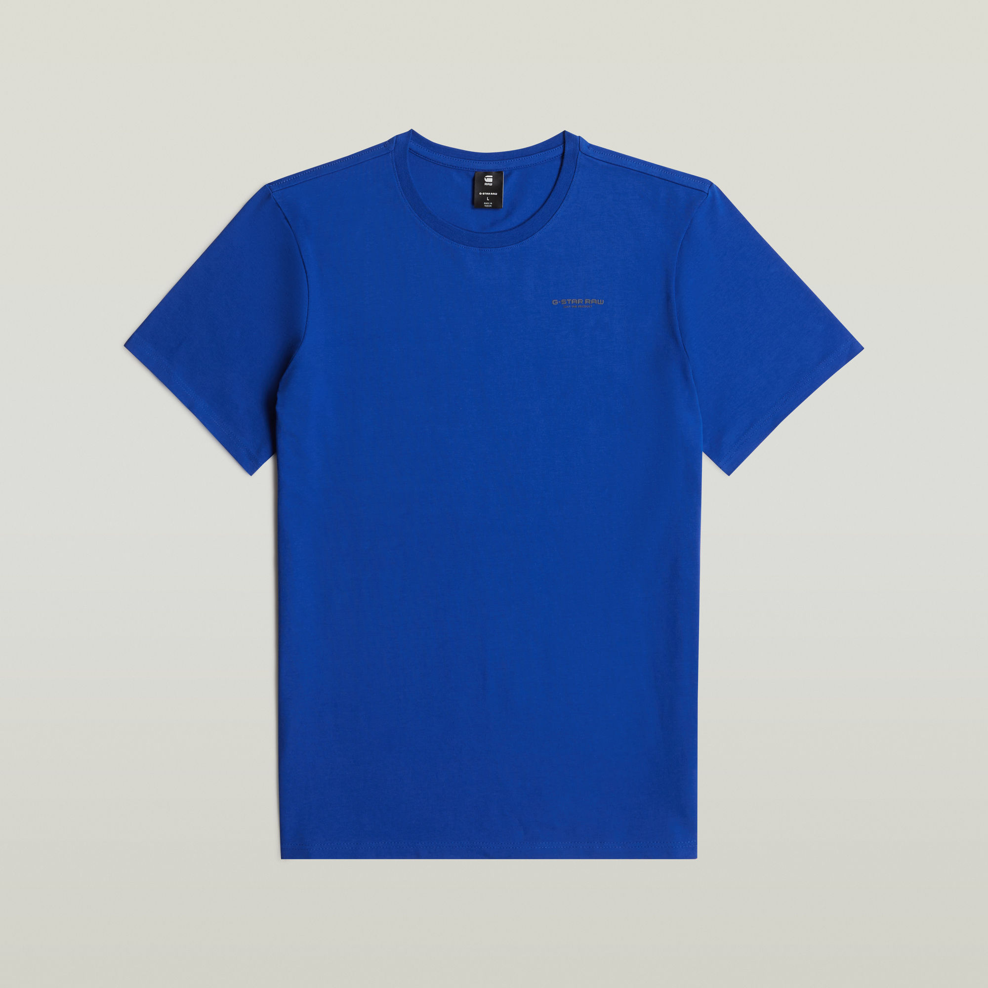 G-Star RAW Slim Base T-shirt Midden blauw Heren