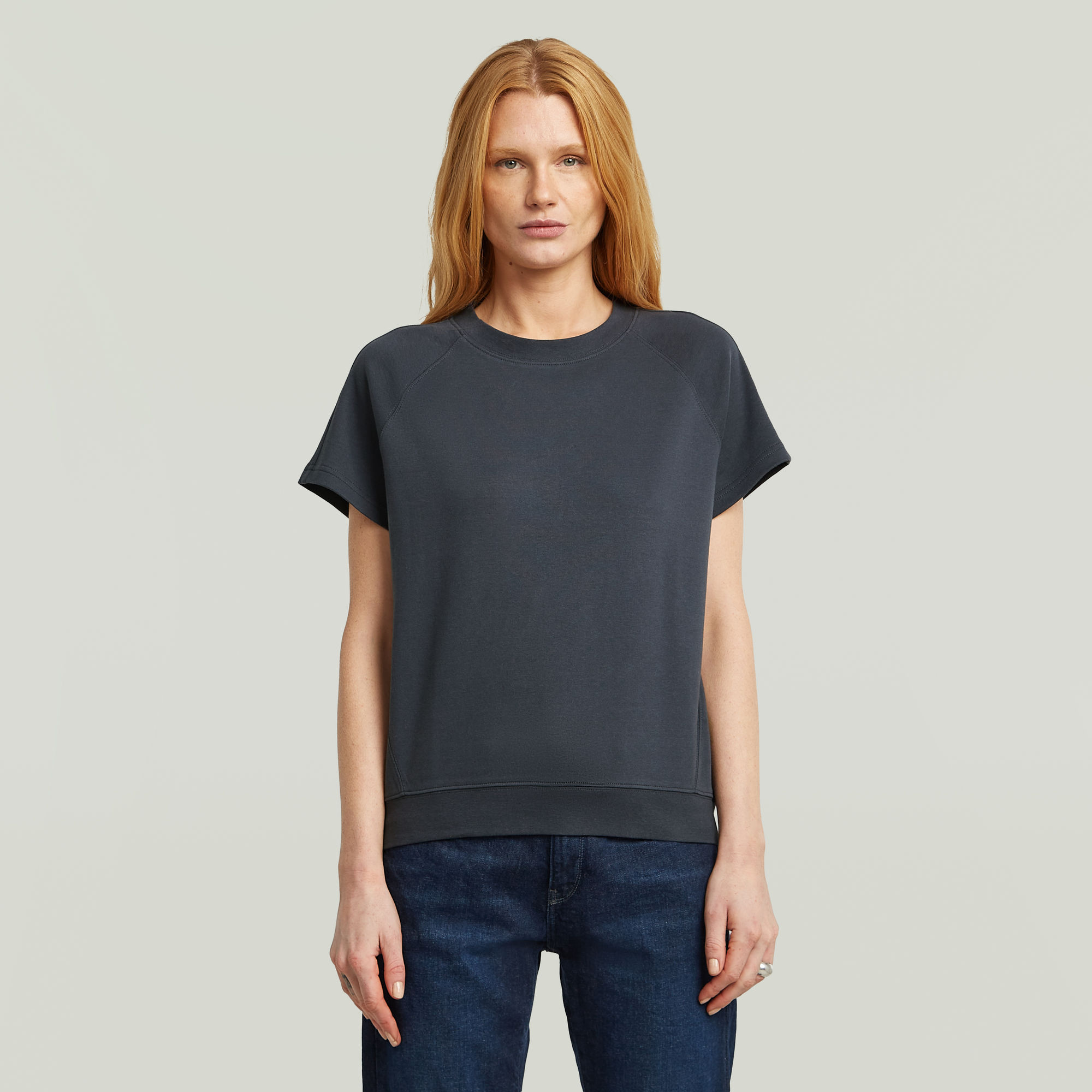 G-Star RAW Raglan T-shirt Donkerblauw Dames