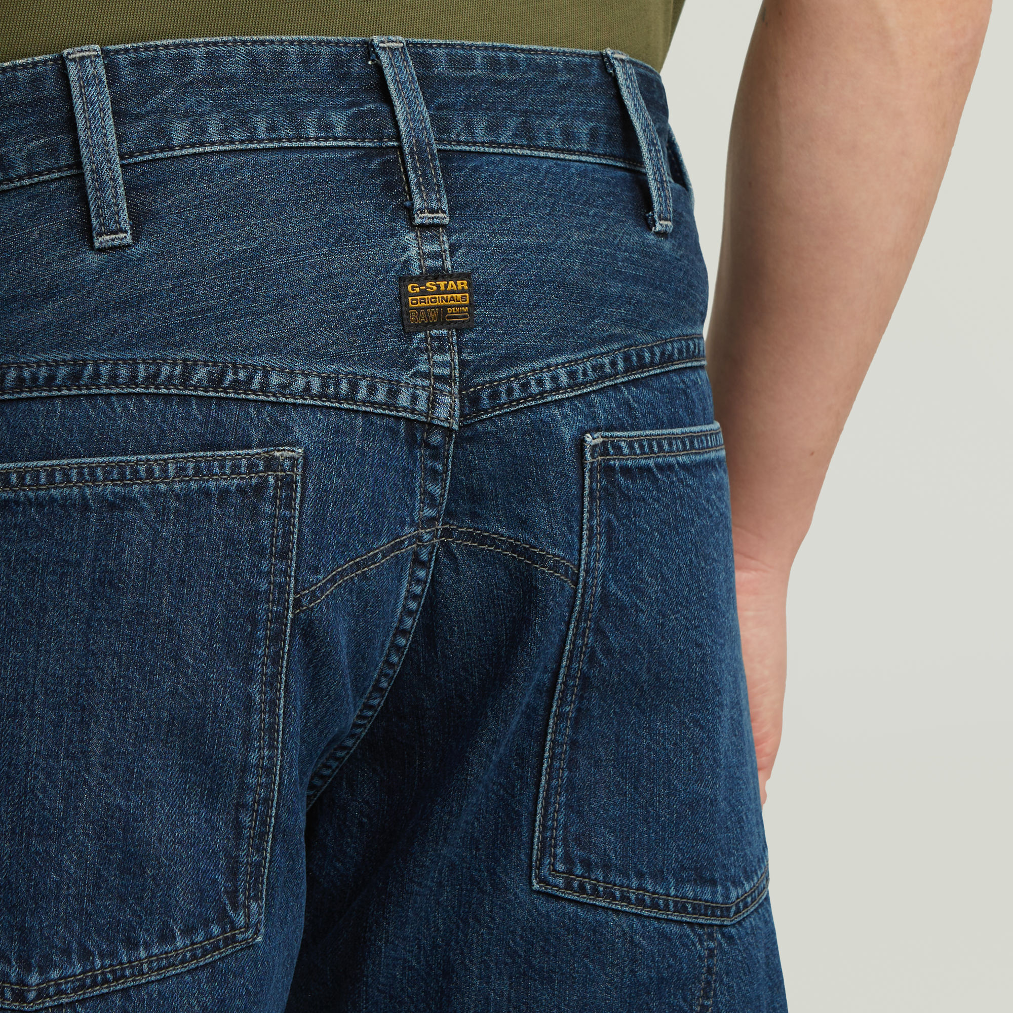 G-Star RAW G-STAR Elwood 3D Regular Jeans Donkerblauw Heren