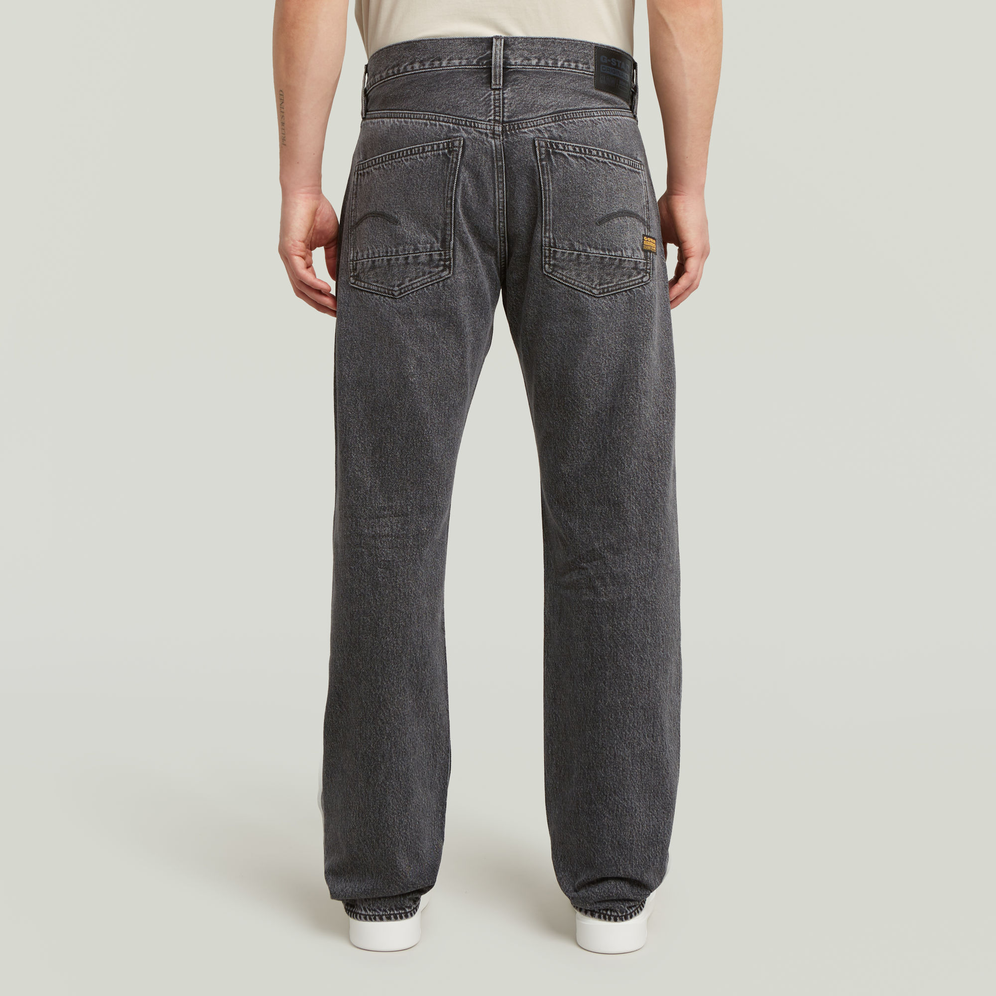 G-Star RAW Dakota Regular Straight Jeans Grijs Heren