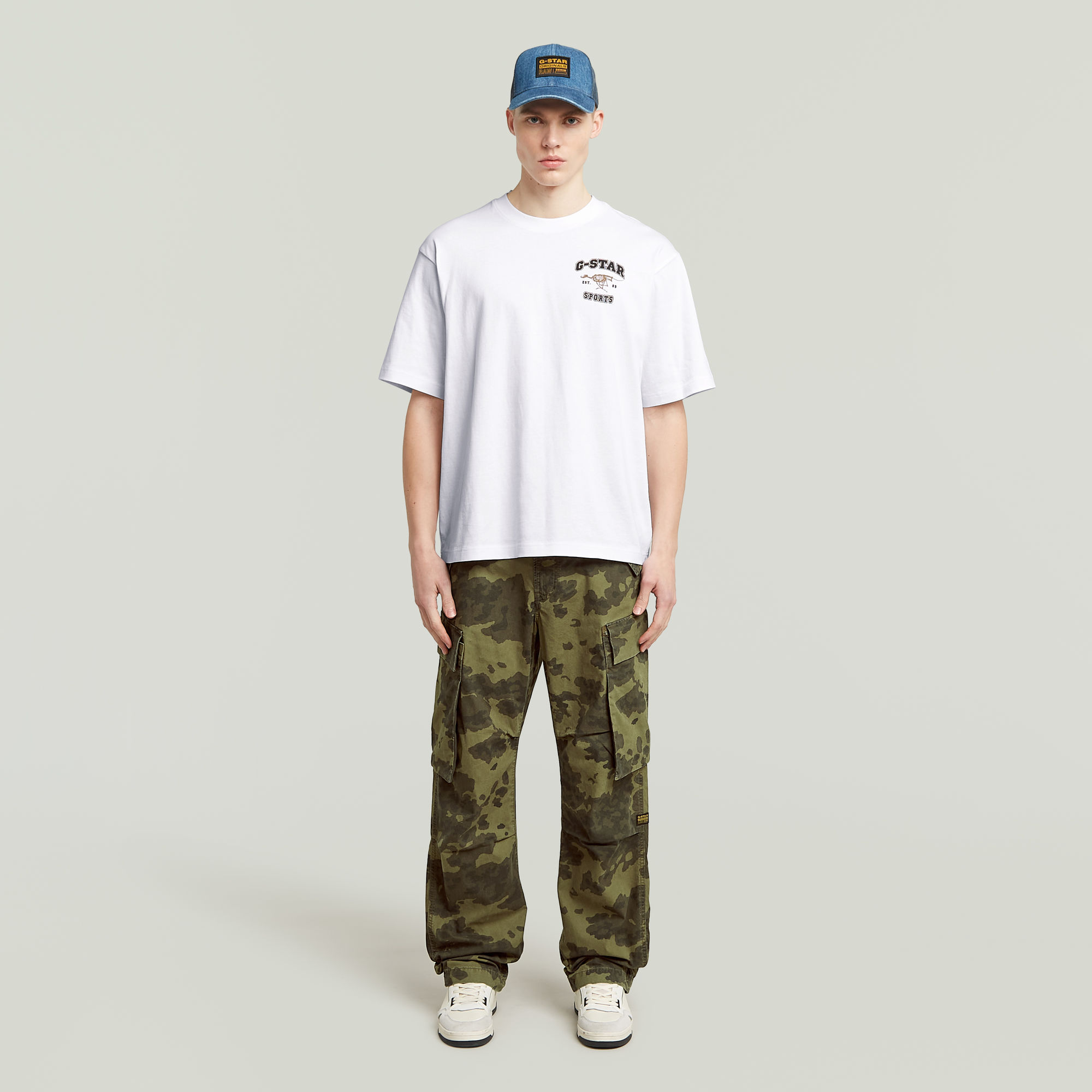 Thumbnail - R-3N Regular Straight Cargohose - Mehrfarbig - Herren