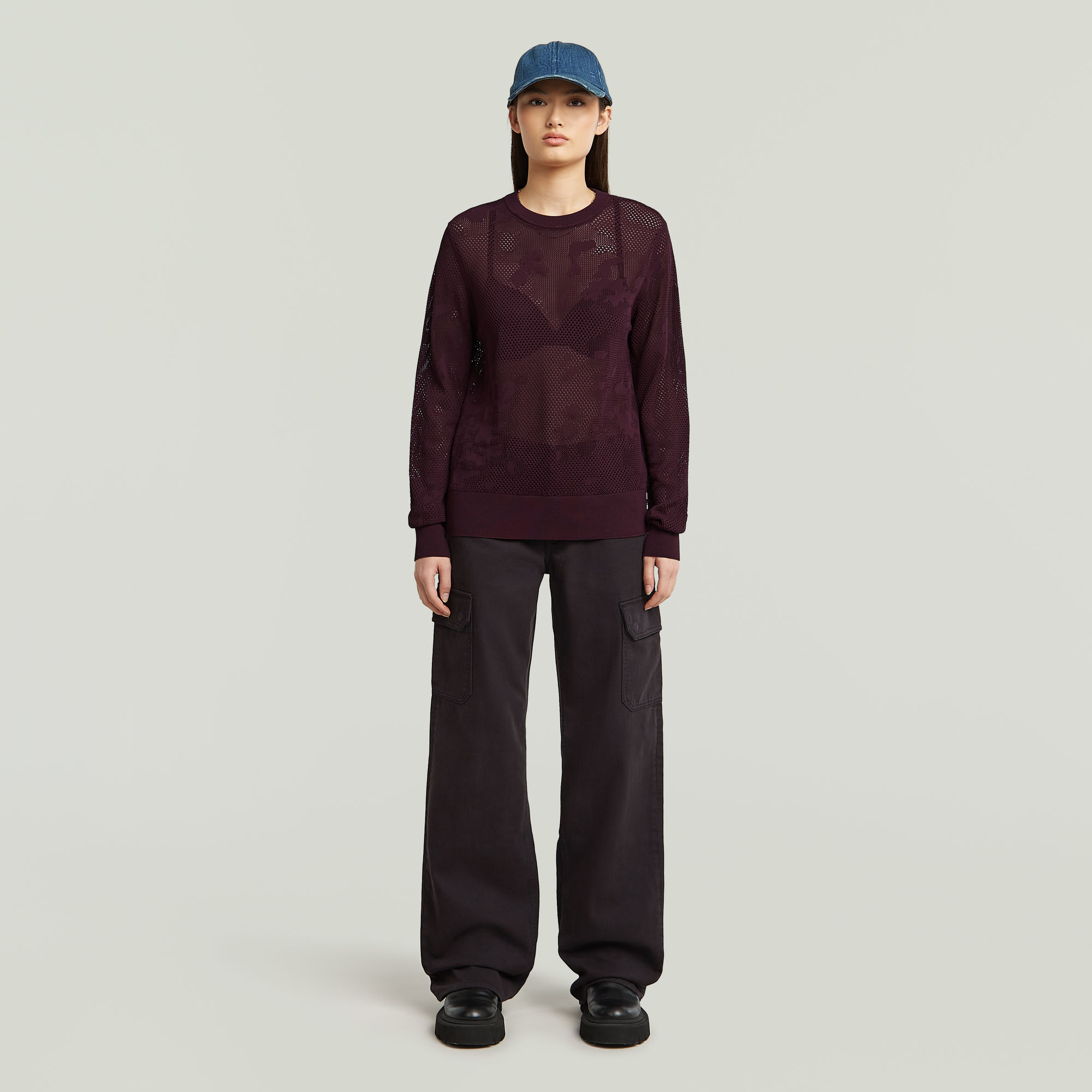 Thumbnail - Judee Cargohose - Schwarz - Damen