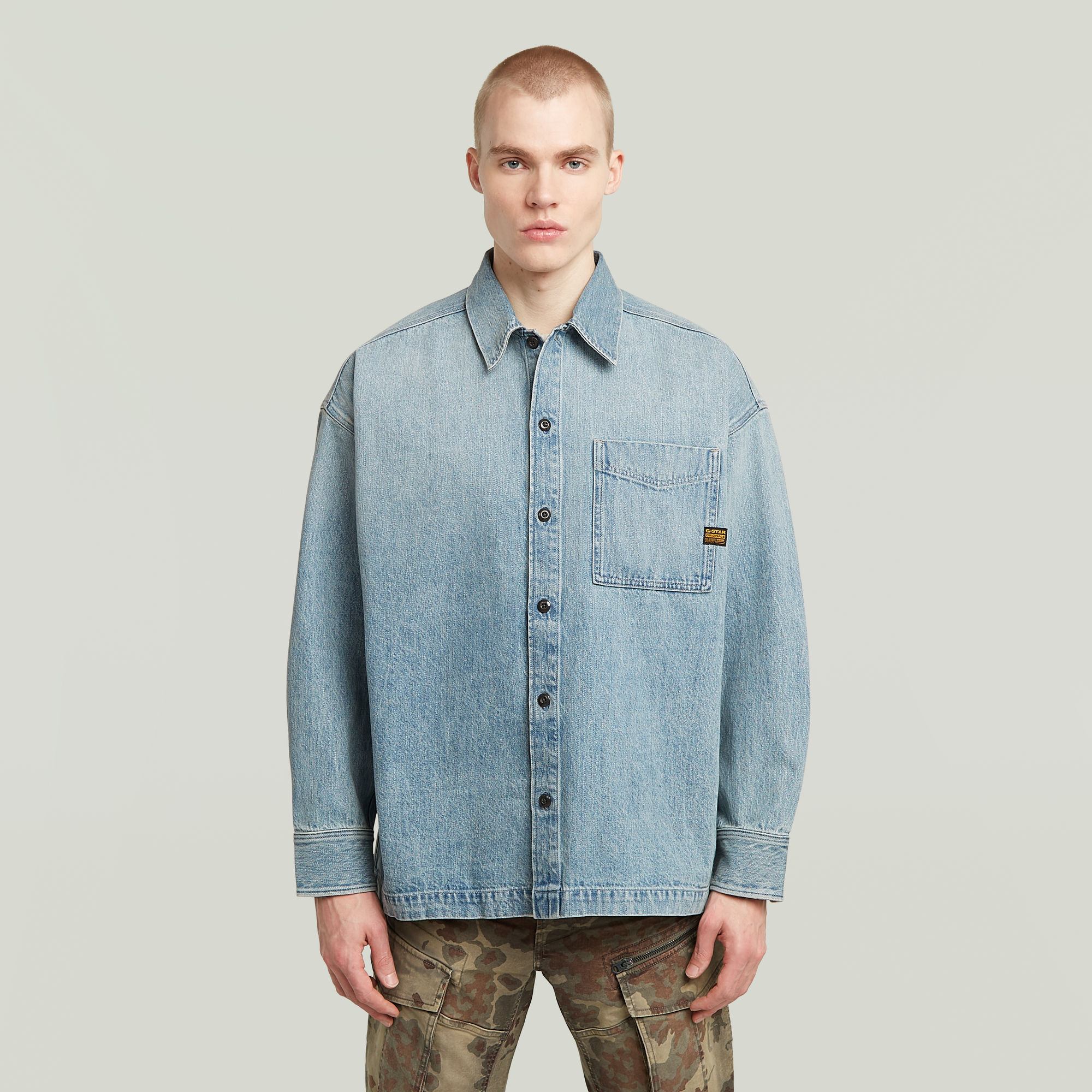 G-Star RAW Boxy Fit Overshirt Anders Heren