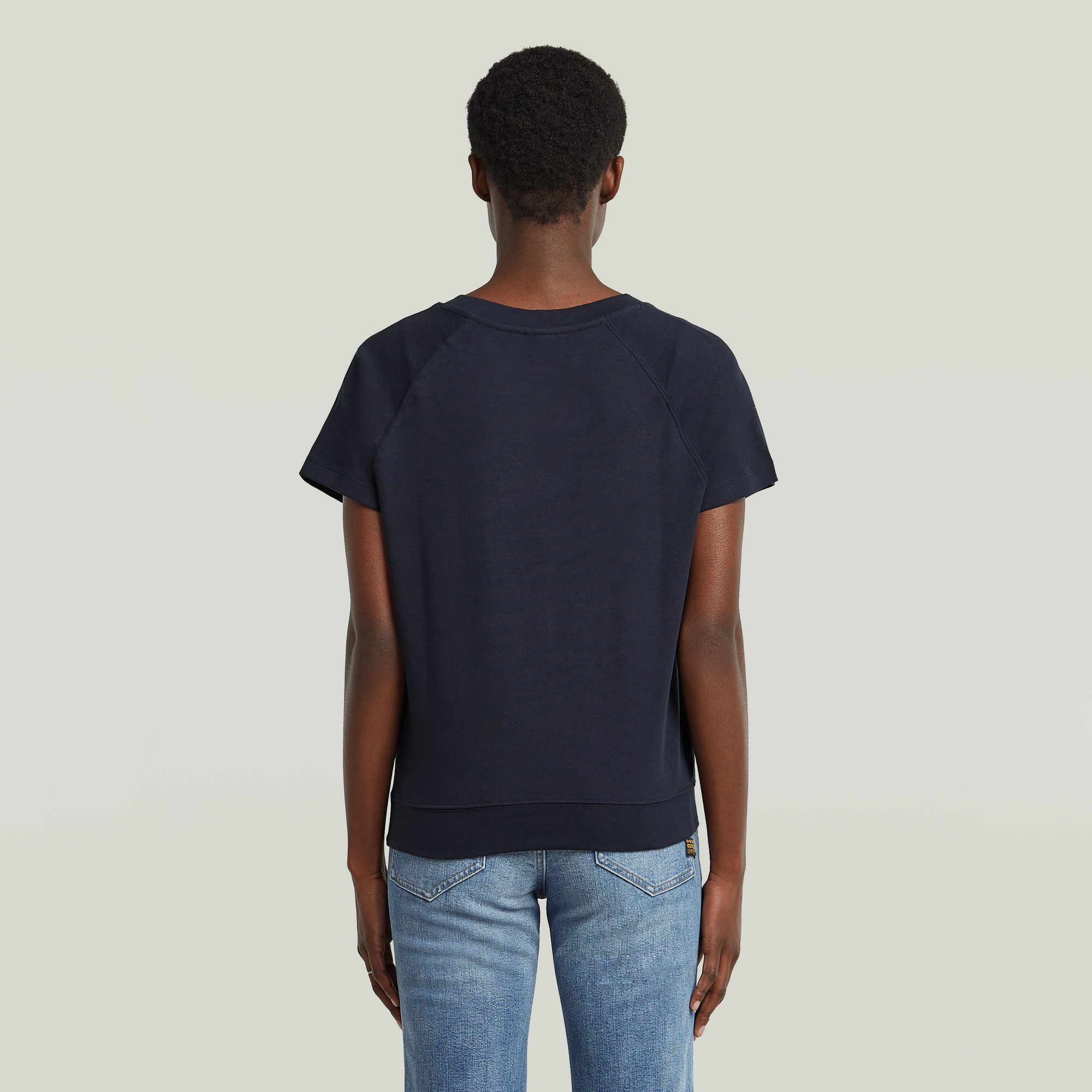 G-Star RAW Raglan Top Donkerblauw Dames