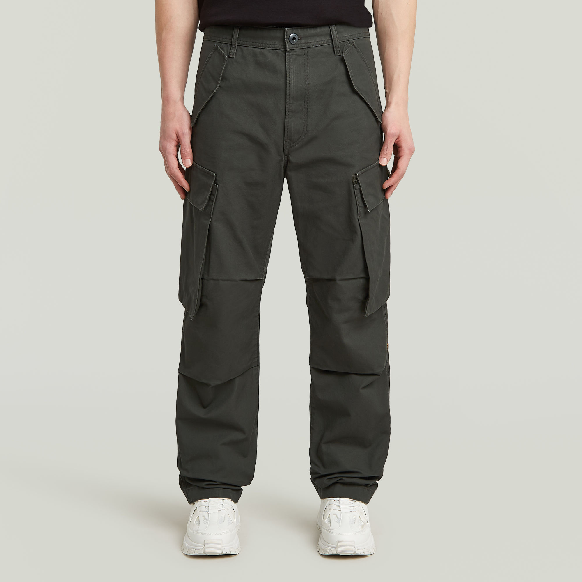 R-3N Regular Straight Cargohose - Grau - Herren