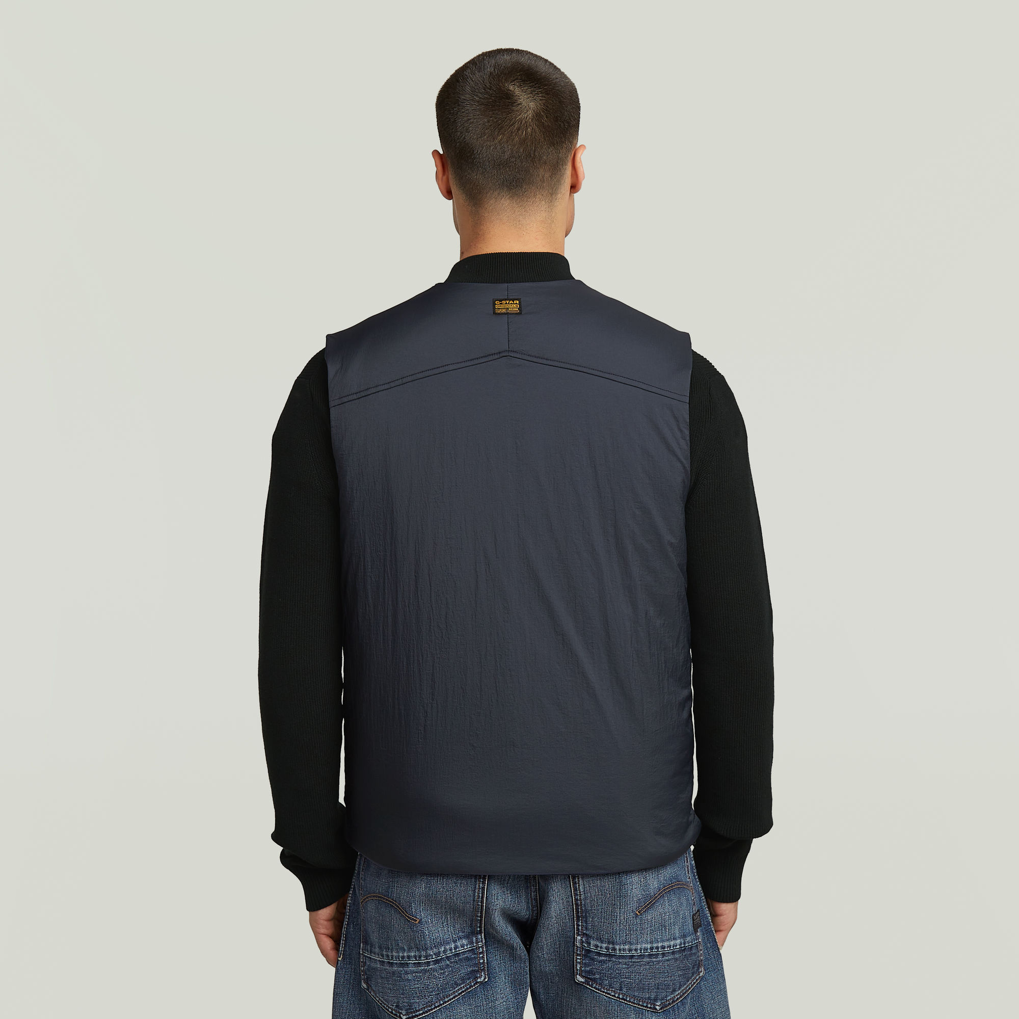 G-Star RAW Lightweight Cloud Vest Donkerblauw Heren