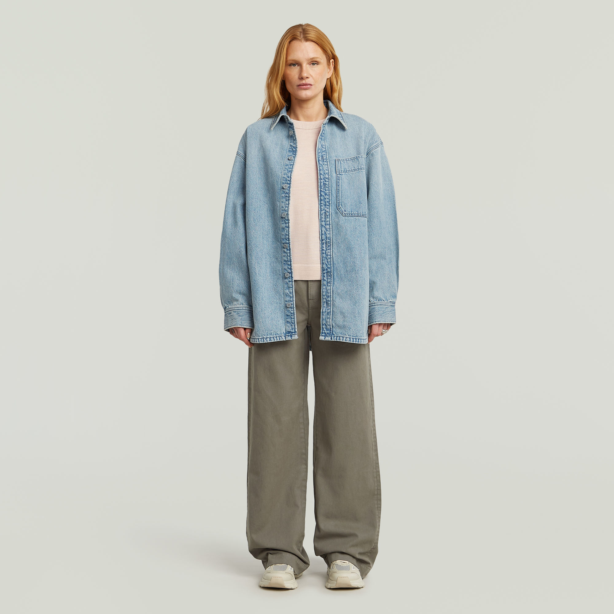 Thumbnail - Deck 2.0 High Loose Chino - Braun - Damen