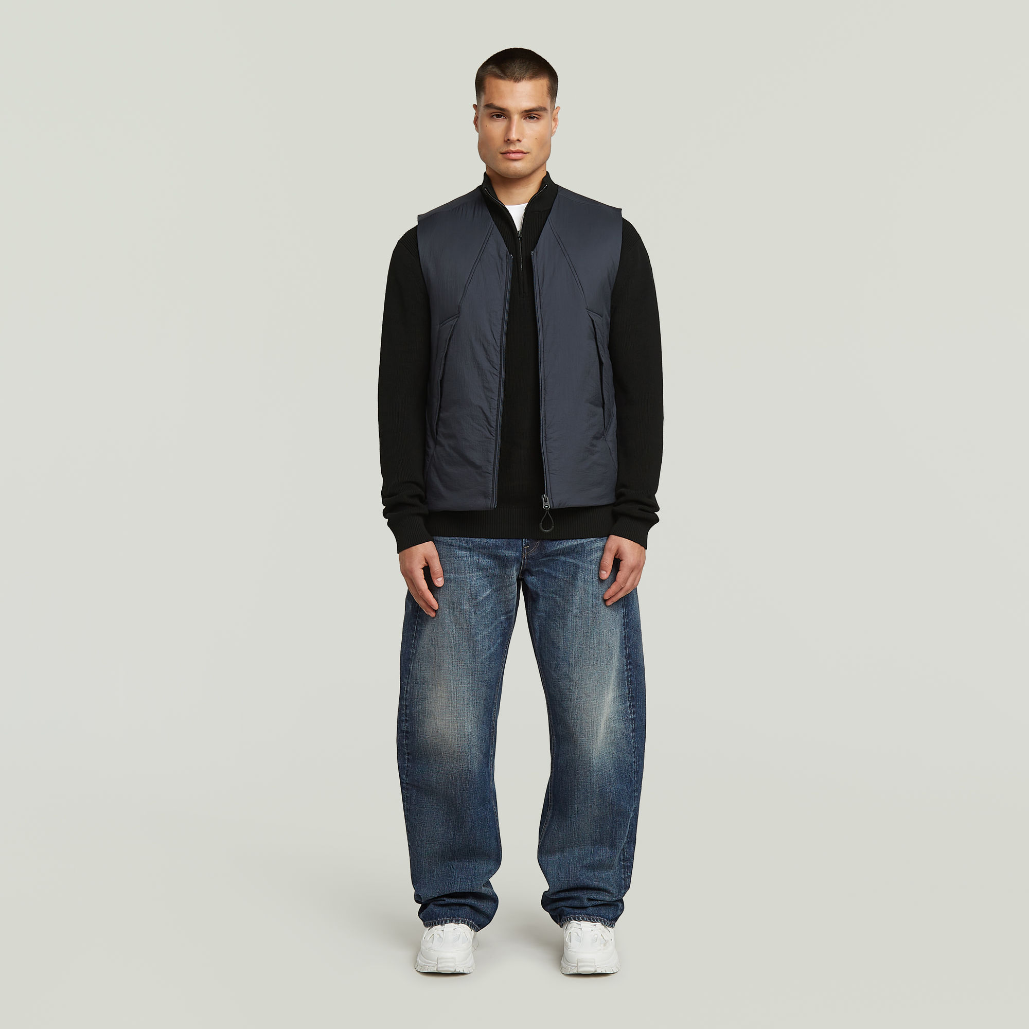 G-Star RAW Lightweight Cloud Vest Donkerblauw Heren