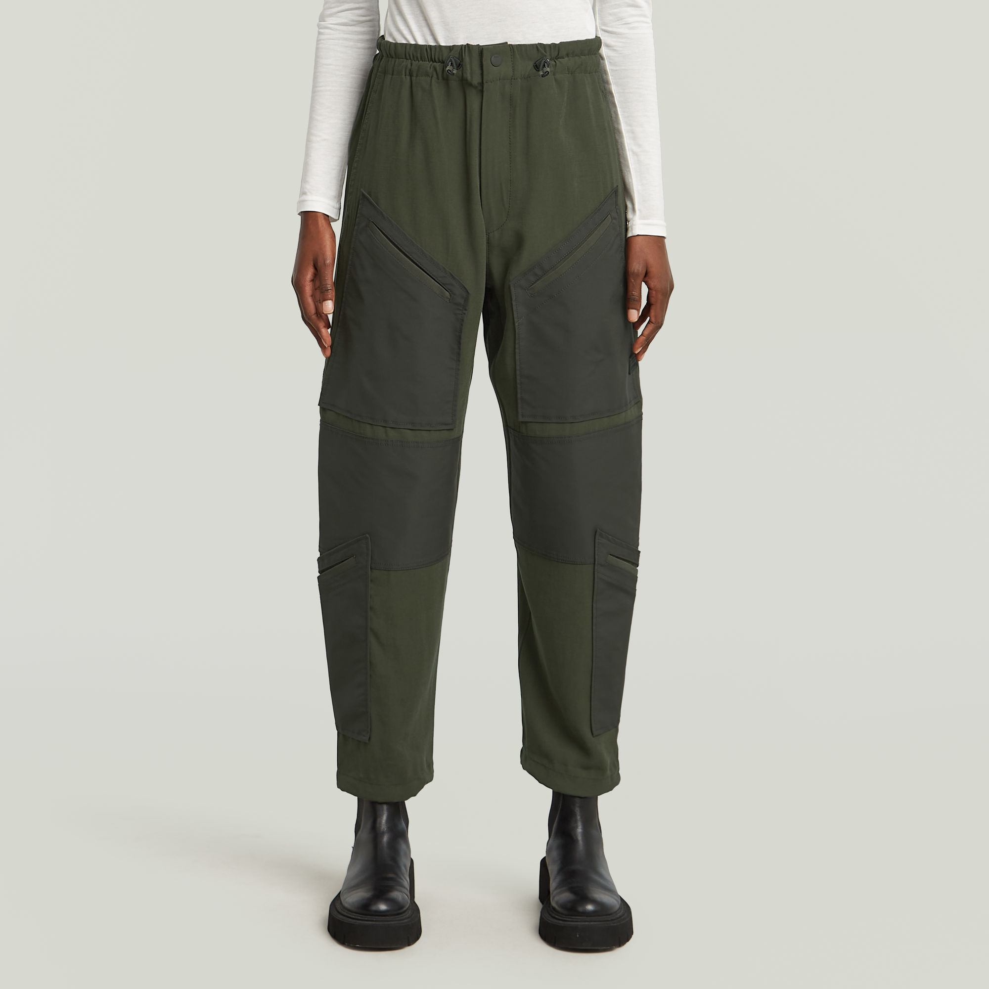 Tone On Tone Cargohose - Grau - Damen