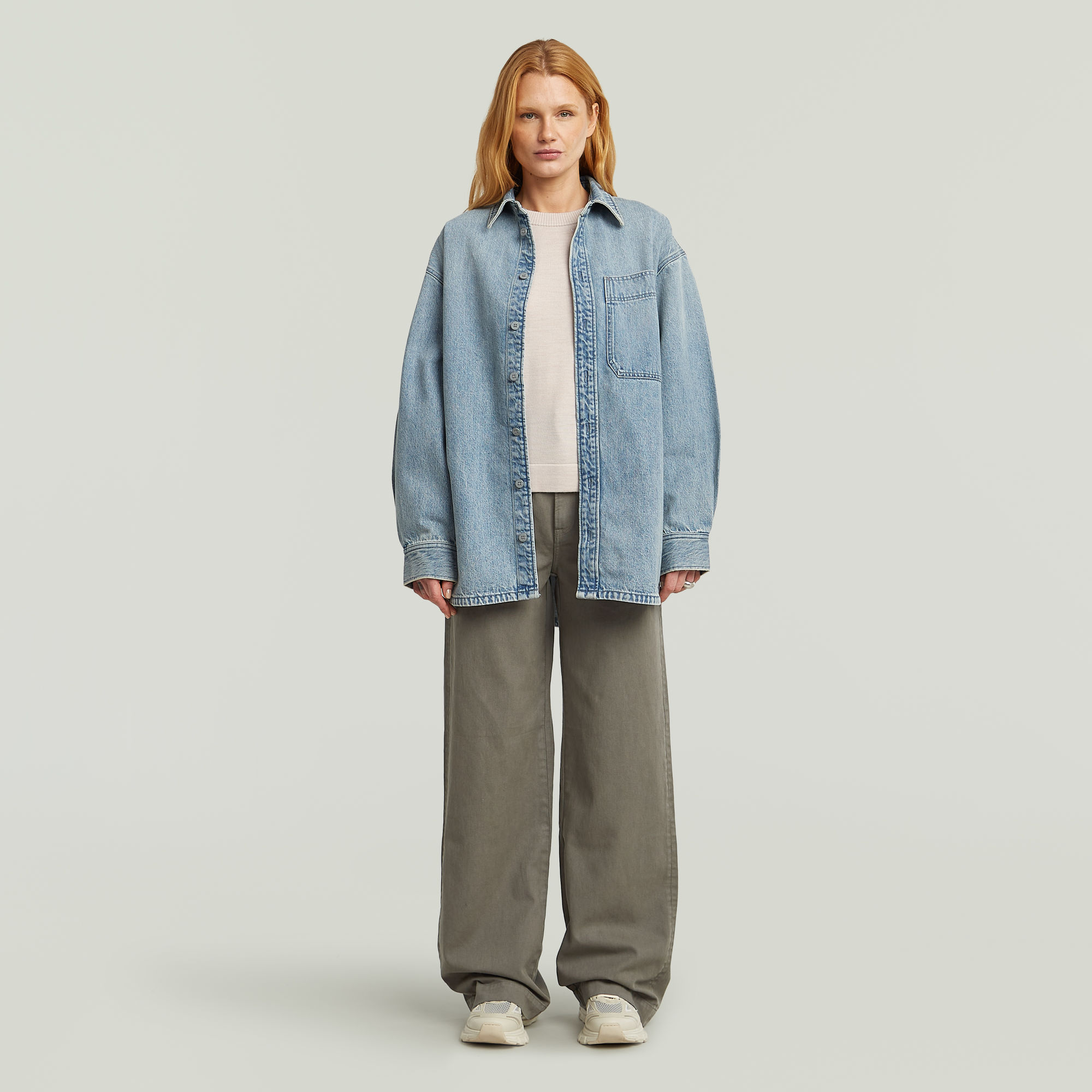 Thumbnail - Core Knit Pullover - Weiß - Damen