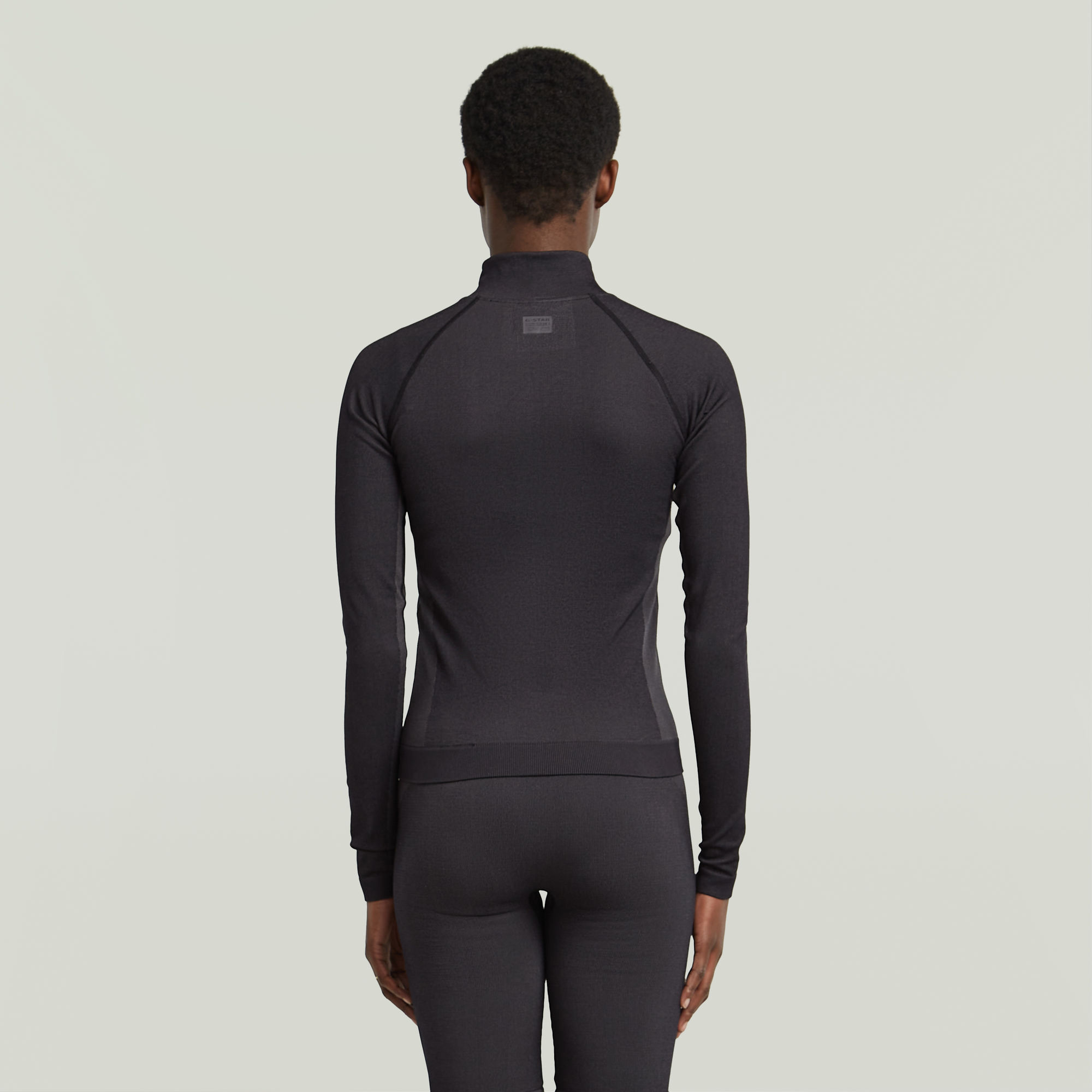 G-Star RAW Seamless Zip Top Zwart Dames