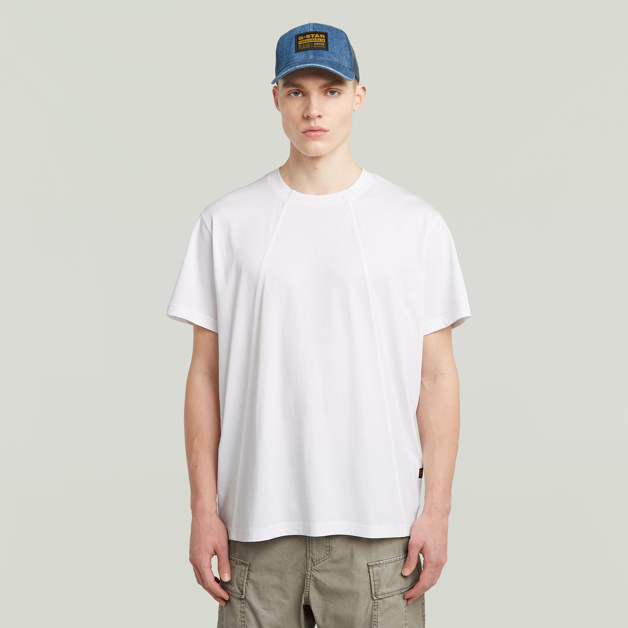 A-Line Loose T-Shirt - Weiß - Herren