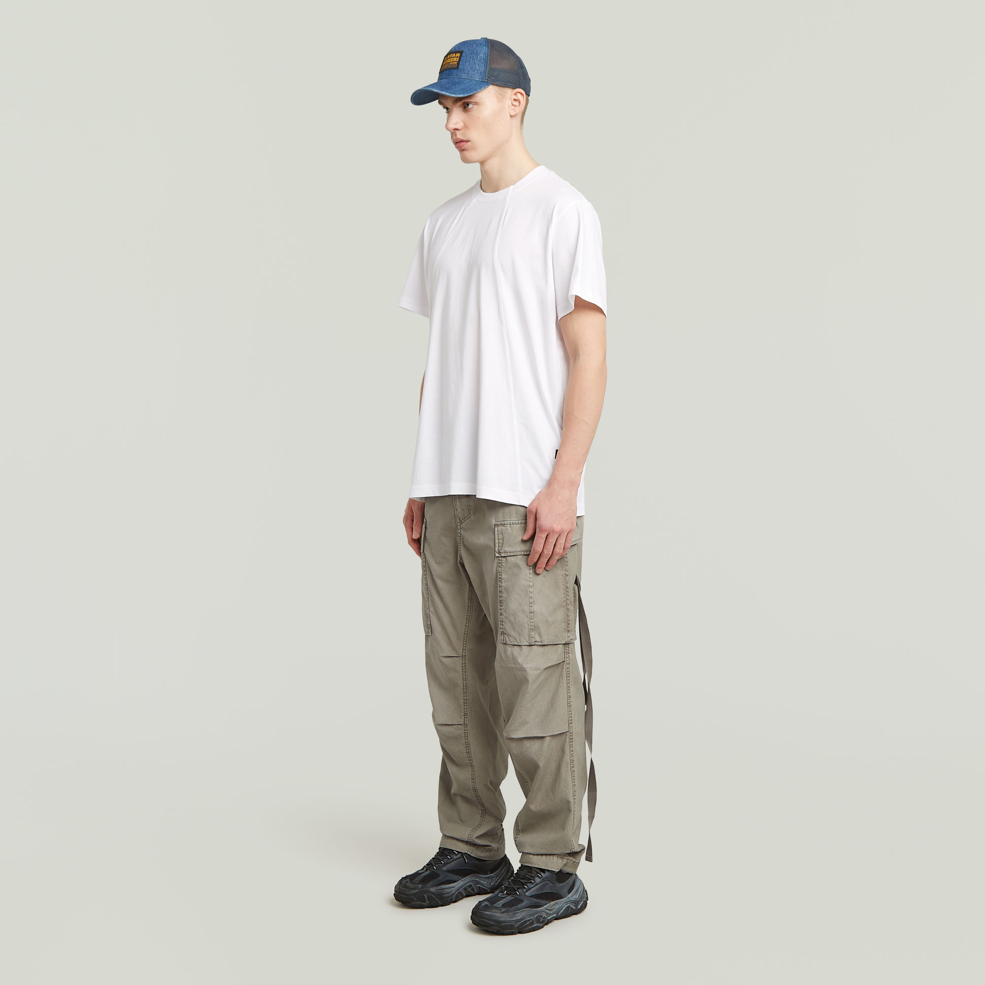 G-Star RAW A-Line Loose T-shirt Wit Heren