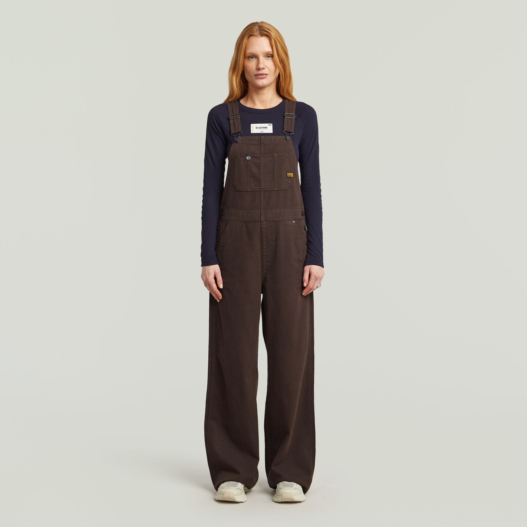 

Straight Dungaree - Braun - Damen