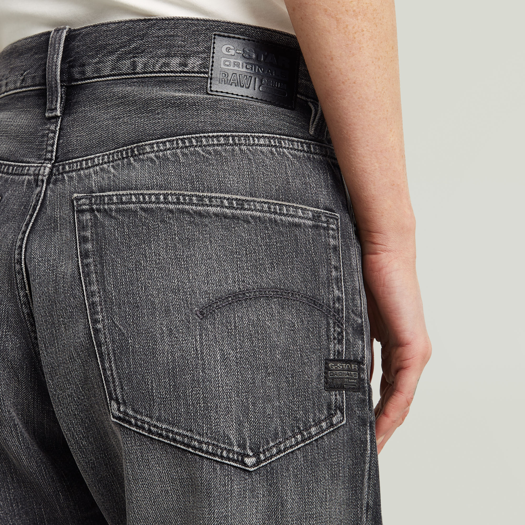G-Star RAW Contor 3D Wide Jeans Grijs Dames