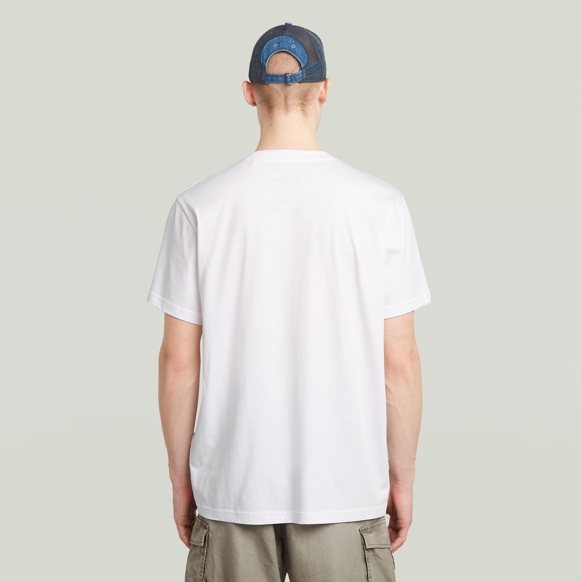 G-Star RAW A-Line Loose T-shirt Wit Heren