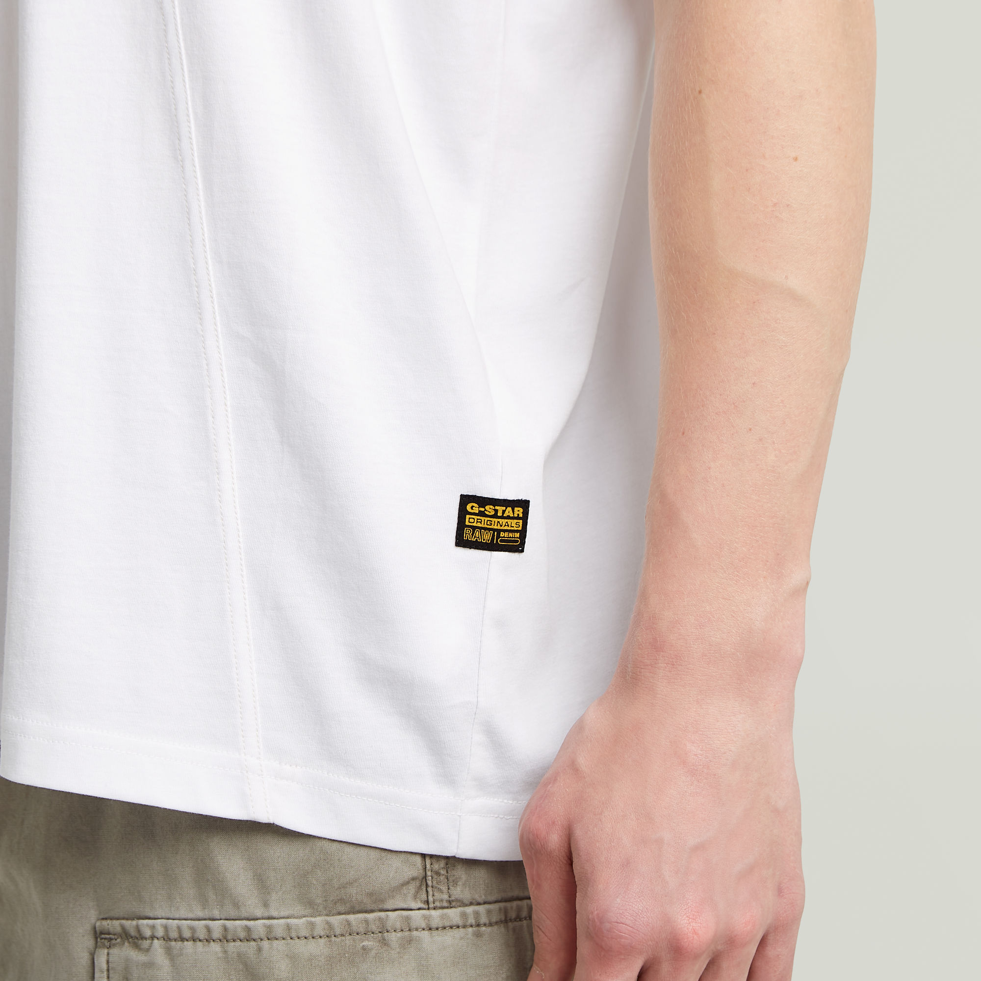 G-Star RAW A-Line Loose T-shirt Wit Heren
