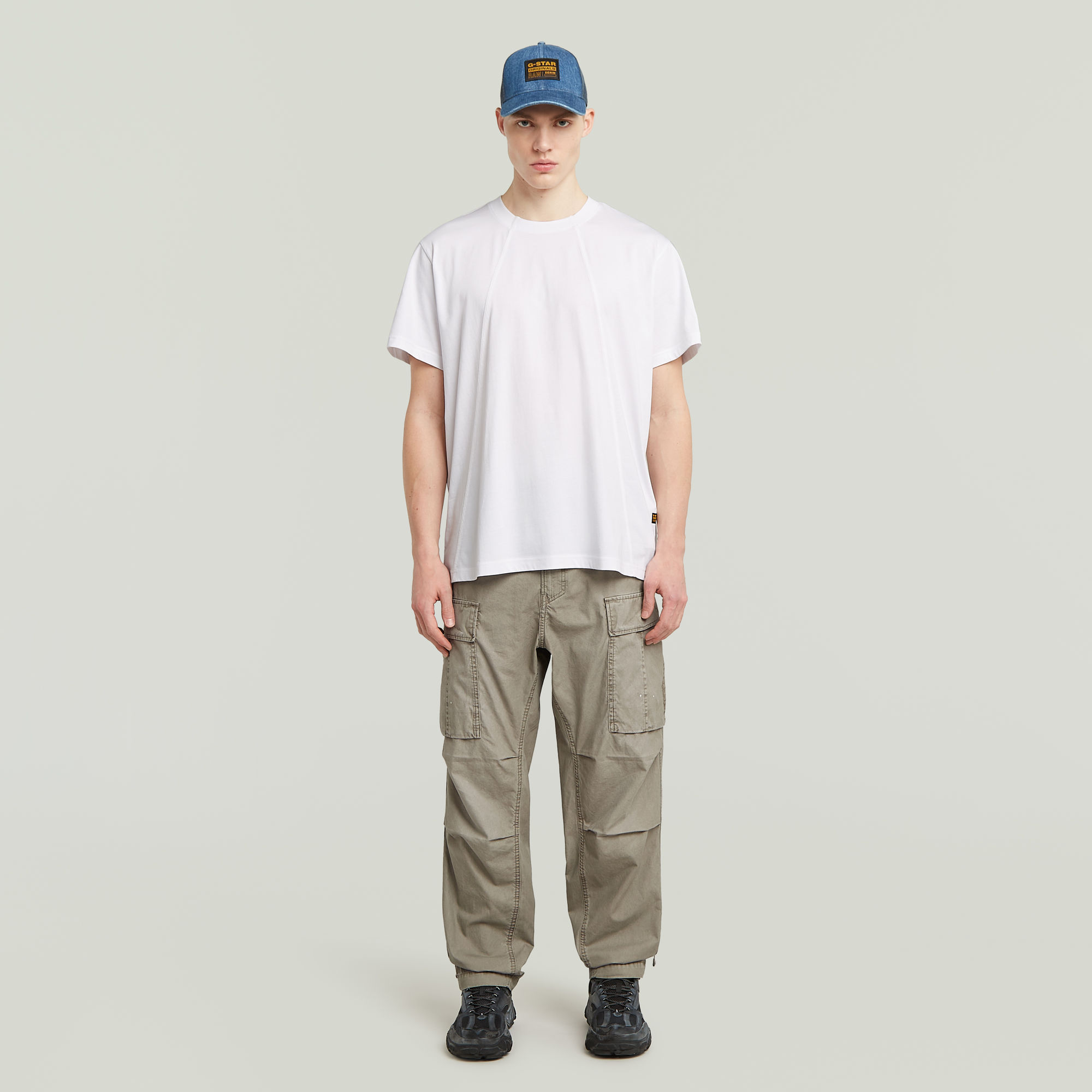 G-Star RAW A-Line Loose T-shirt Wit Heren