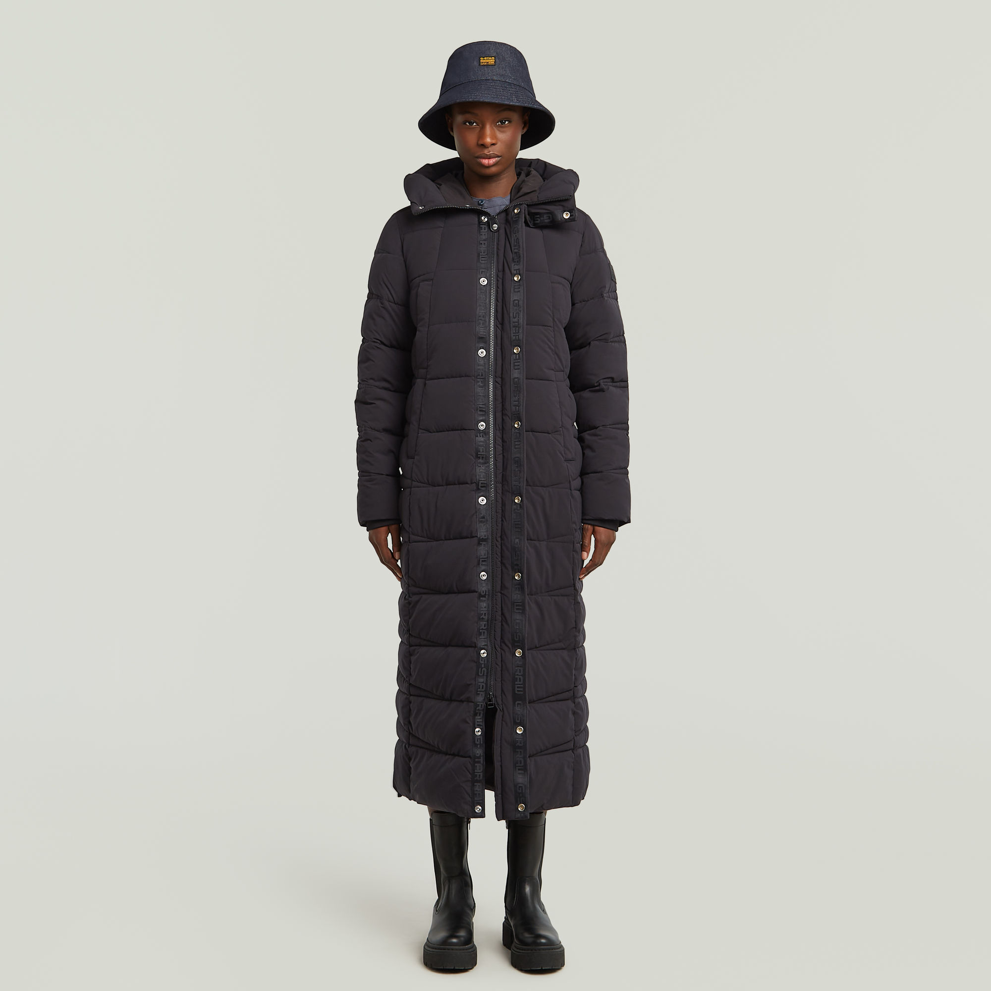 Thumbnail - Whistler Long Puffer Jacke - Schwarz - Damen