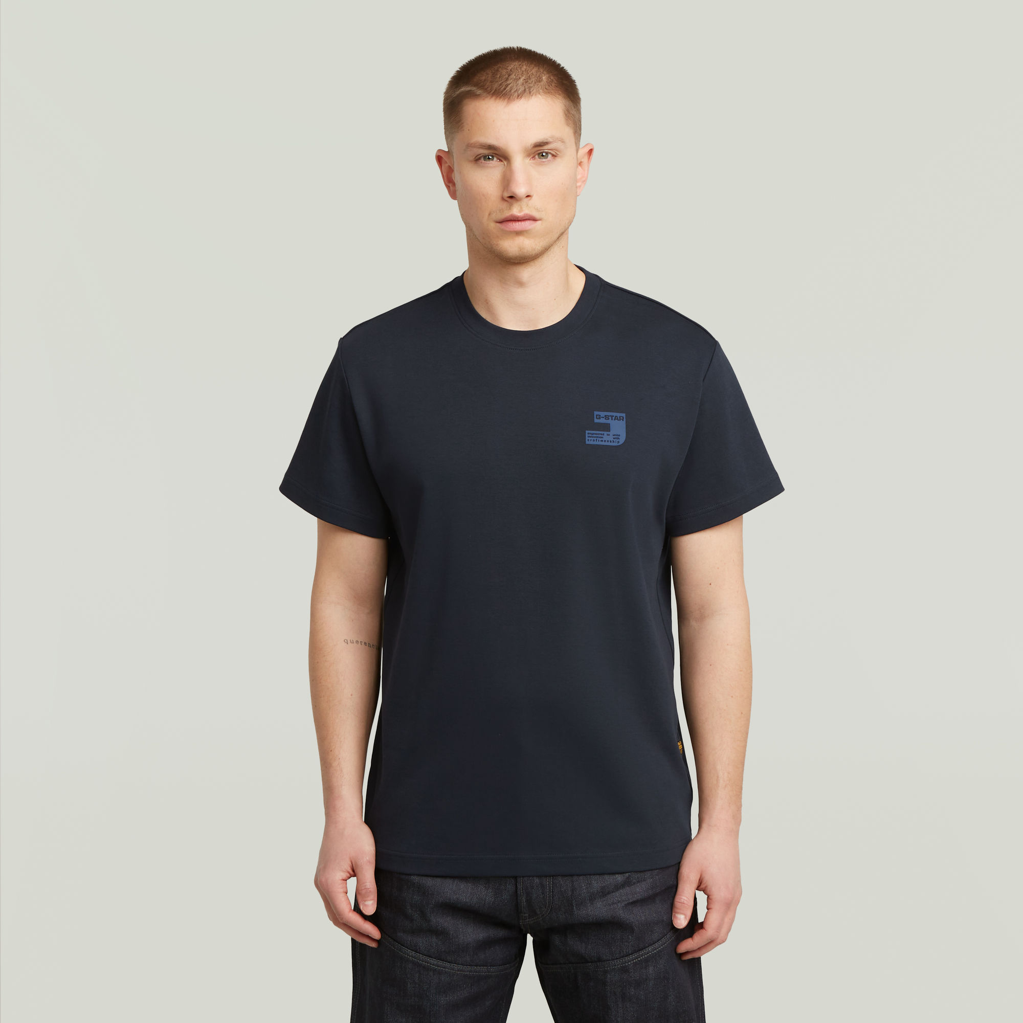 

Chest Logo T-Shirt - Dark blue - Men