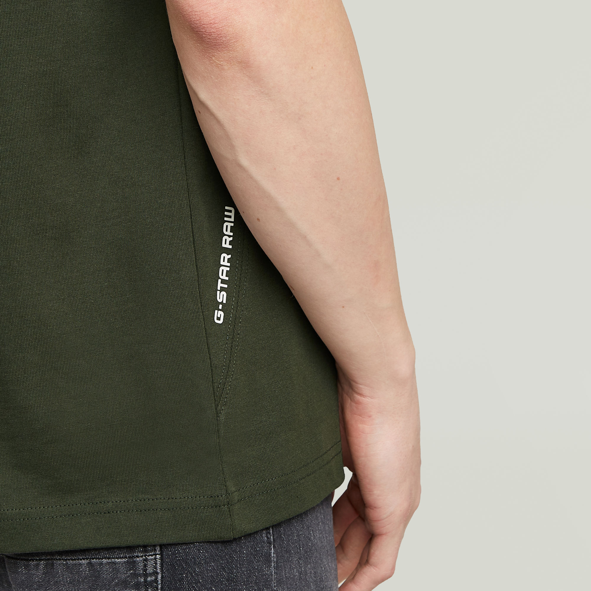 G-Star RAW Seam Detail Loose T-Shirt Grijs Heren