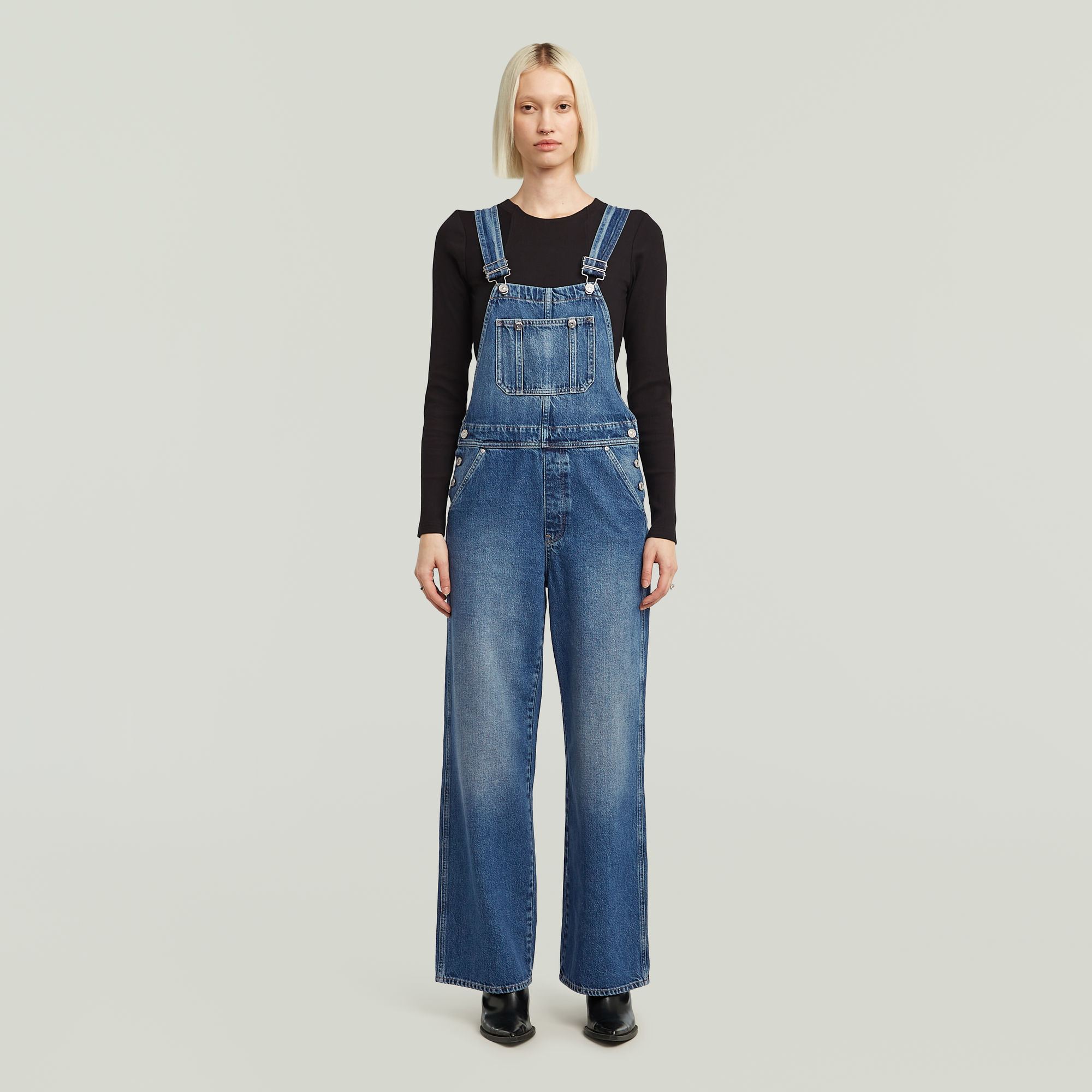 G-Star RAW Straight Leg Tuinbroek Anders Dames