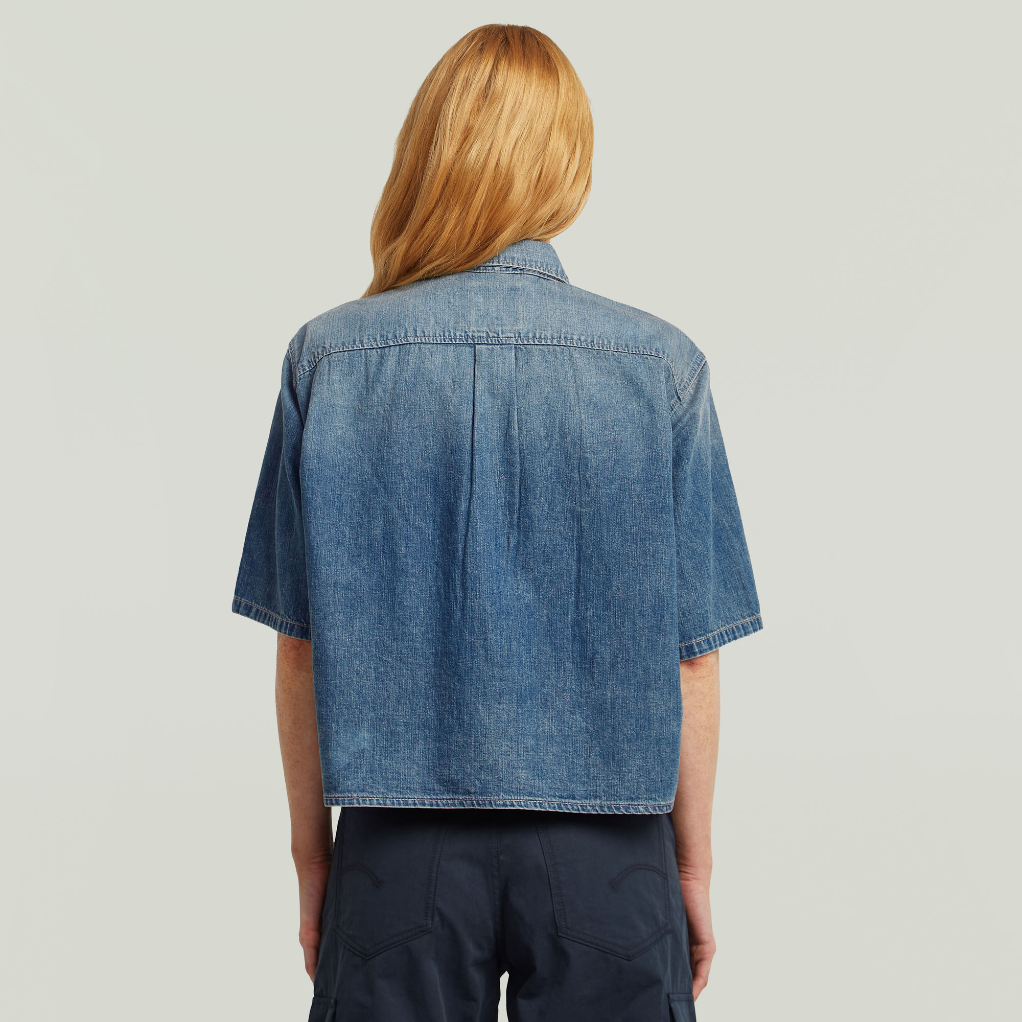 G-Star RAW Boxy Relaxed 1-Pocket Overhemd Anders Dames