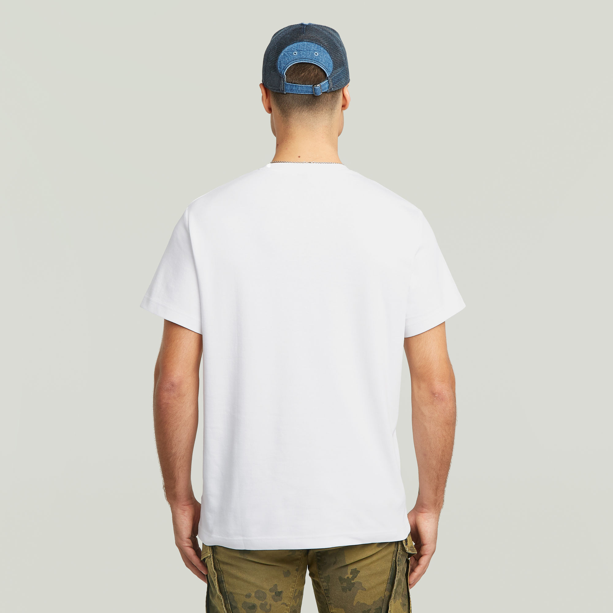 G-Star RAW Script T-shirt Wit Heren