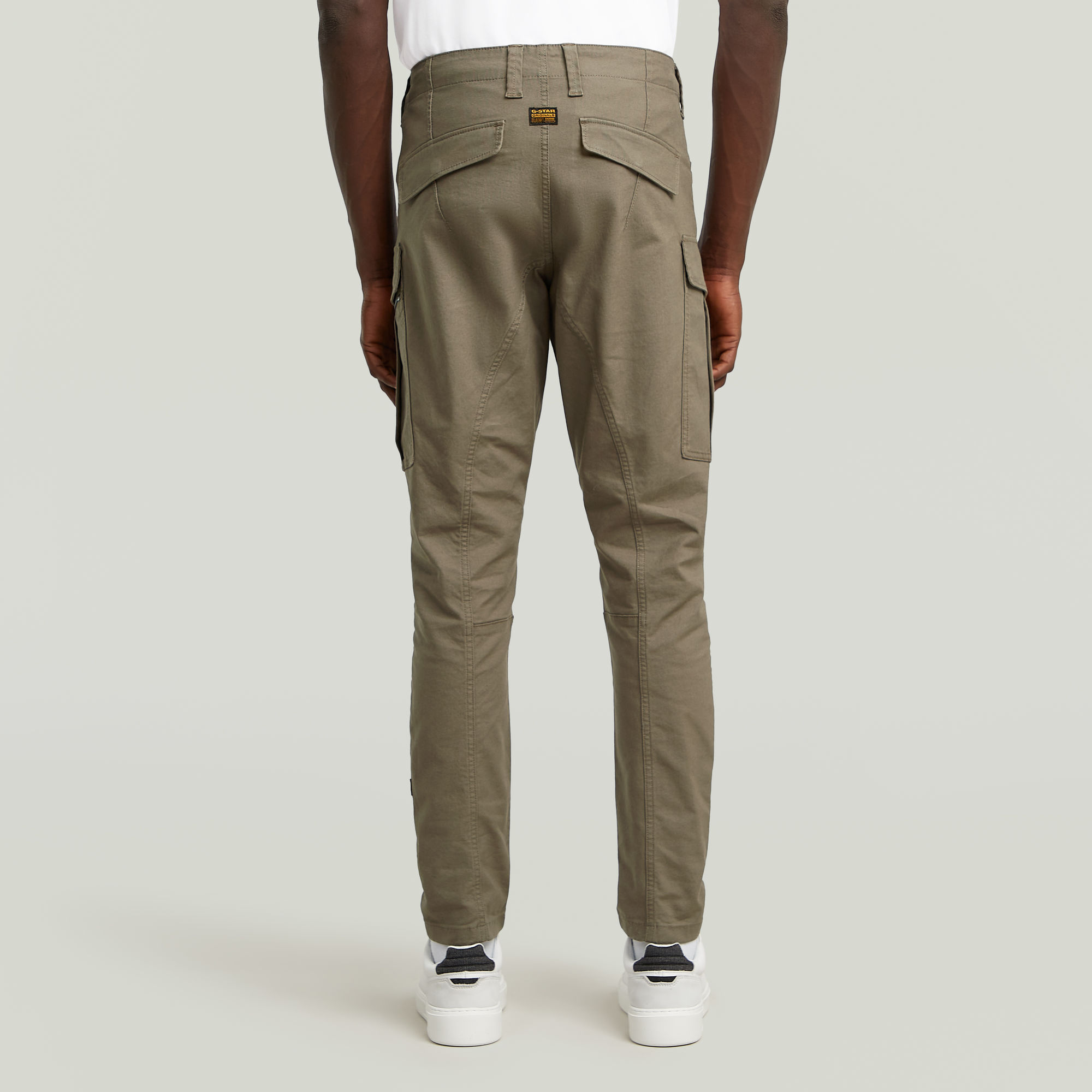 G-Star RAW Zip Pocket 3D Skinny 2.0 Cargobroek Bruin Heren
