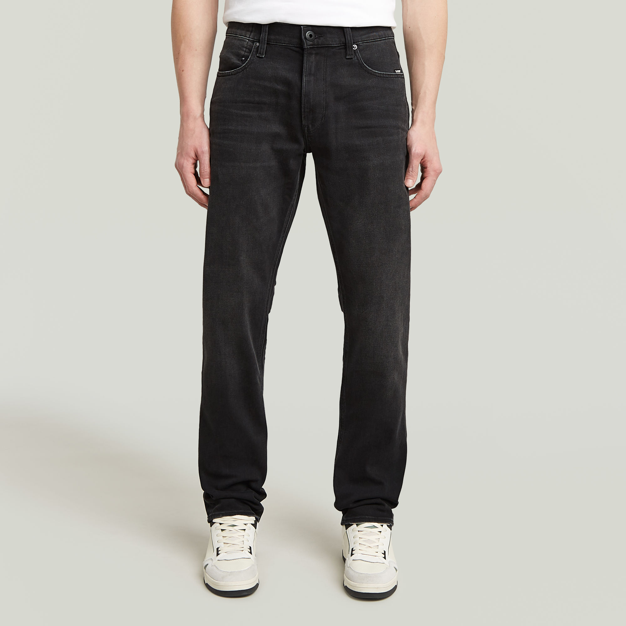 

Mosa Straight jeans - Black - Men