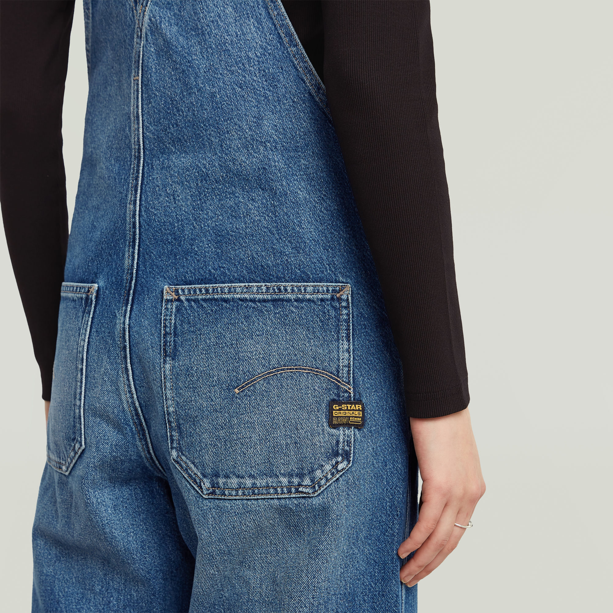 G-Star RAW Straight Leg Tuinbroek Anders Dames