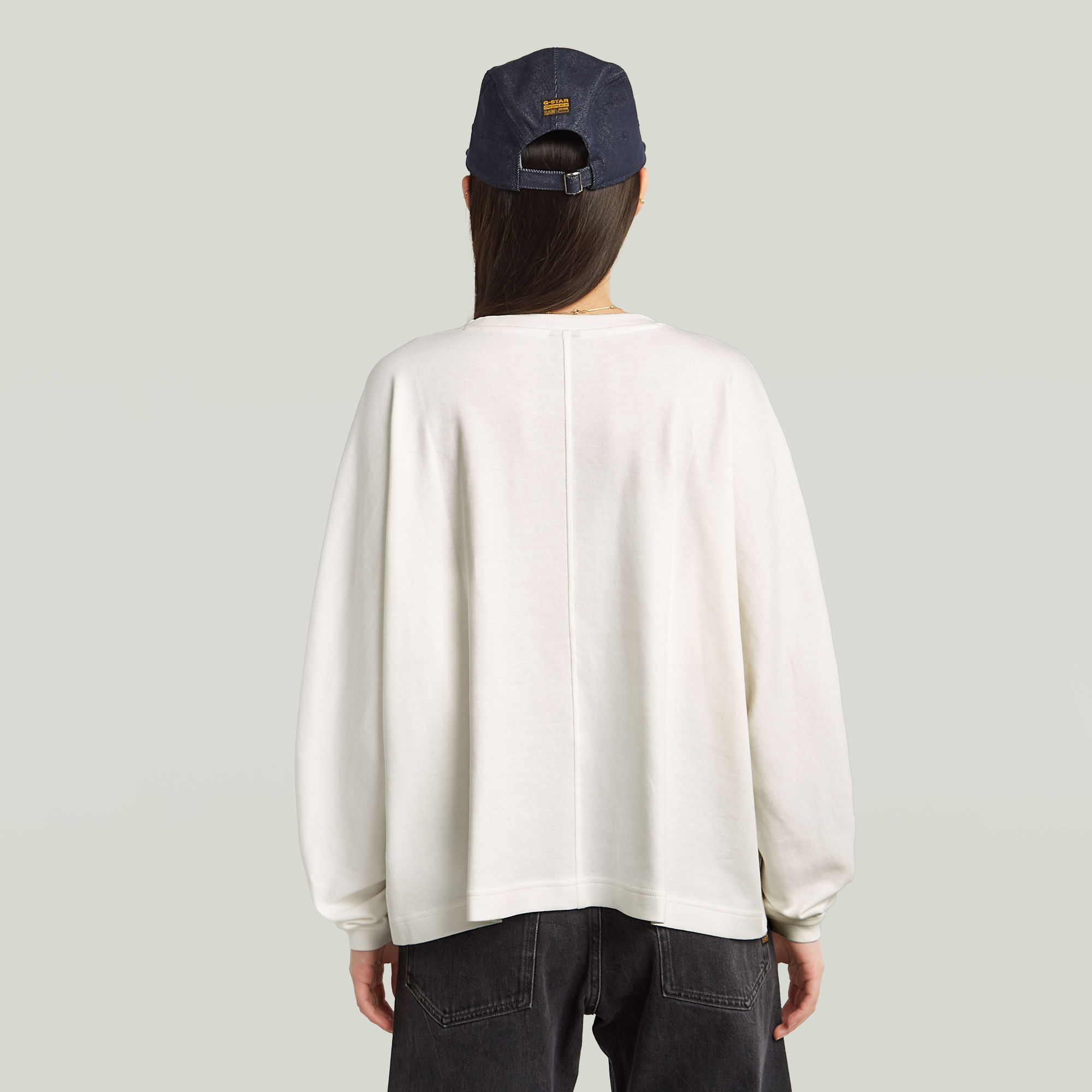 G-Star RAW A Line Oversized T-shirt Wit Dames