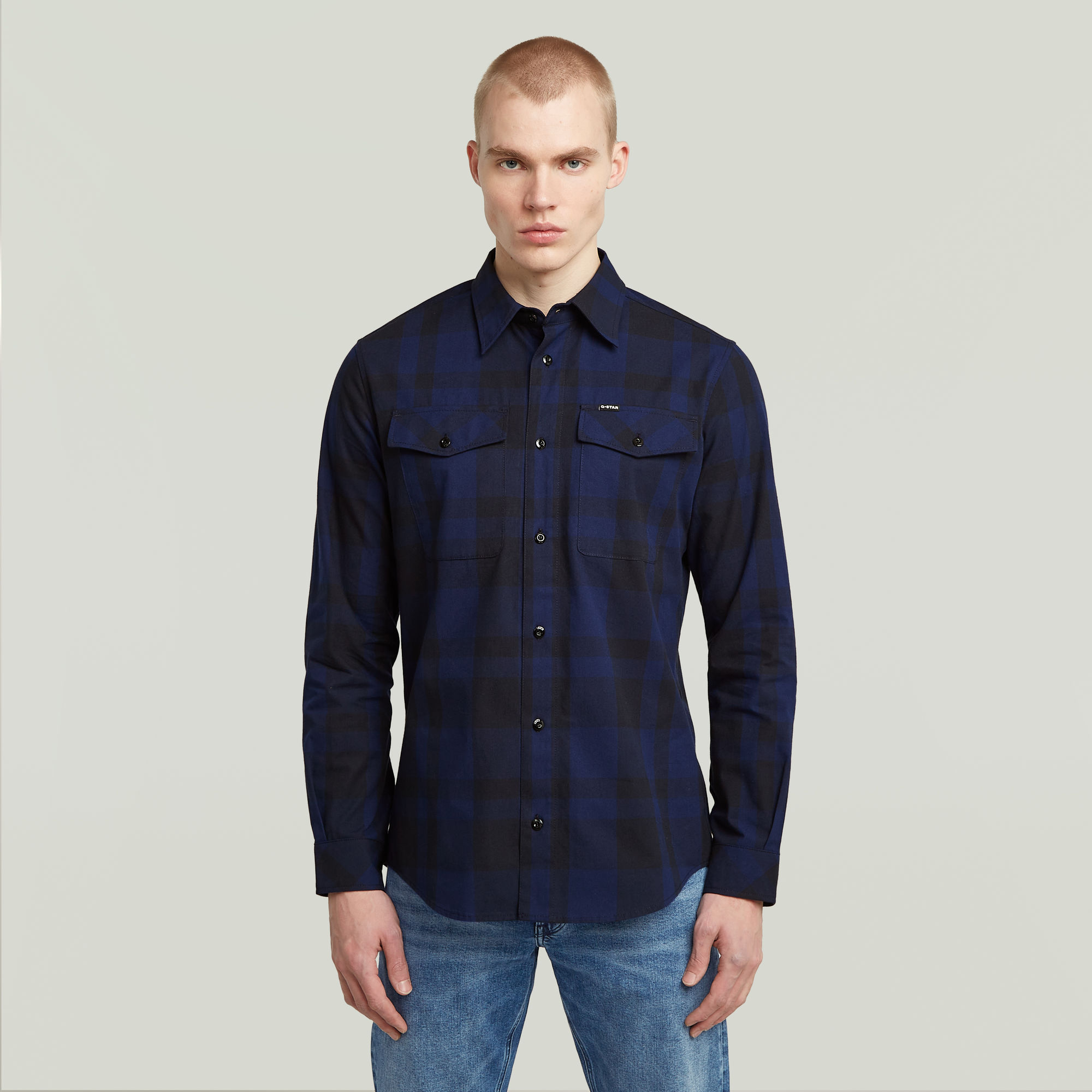 G-Star RAW Marine Slim Shirt - Meerkleurig - Heren