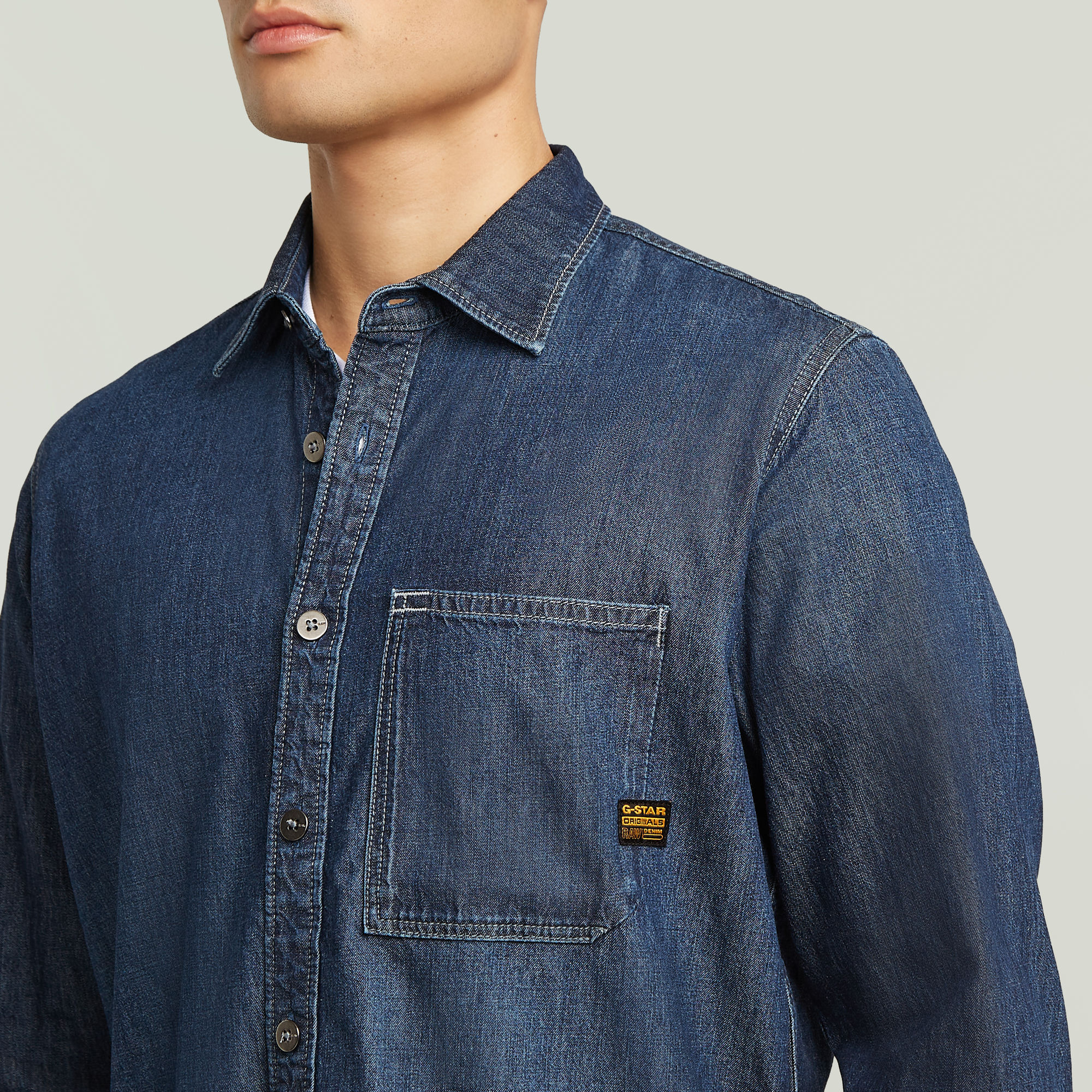 G-Star RAW Regular 1-Pocket Overhemd Anders Heren