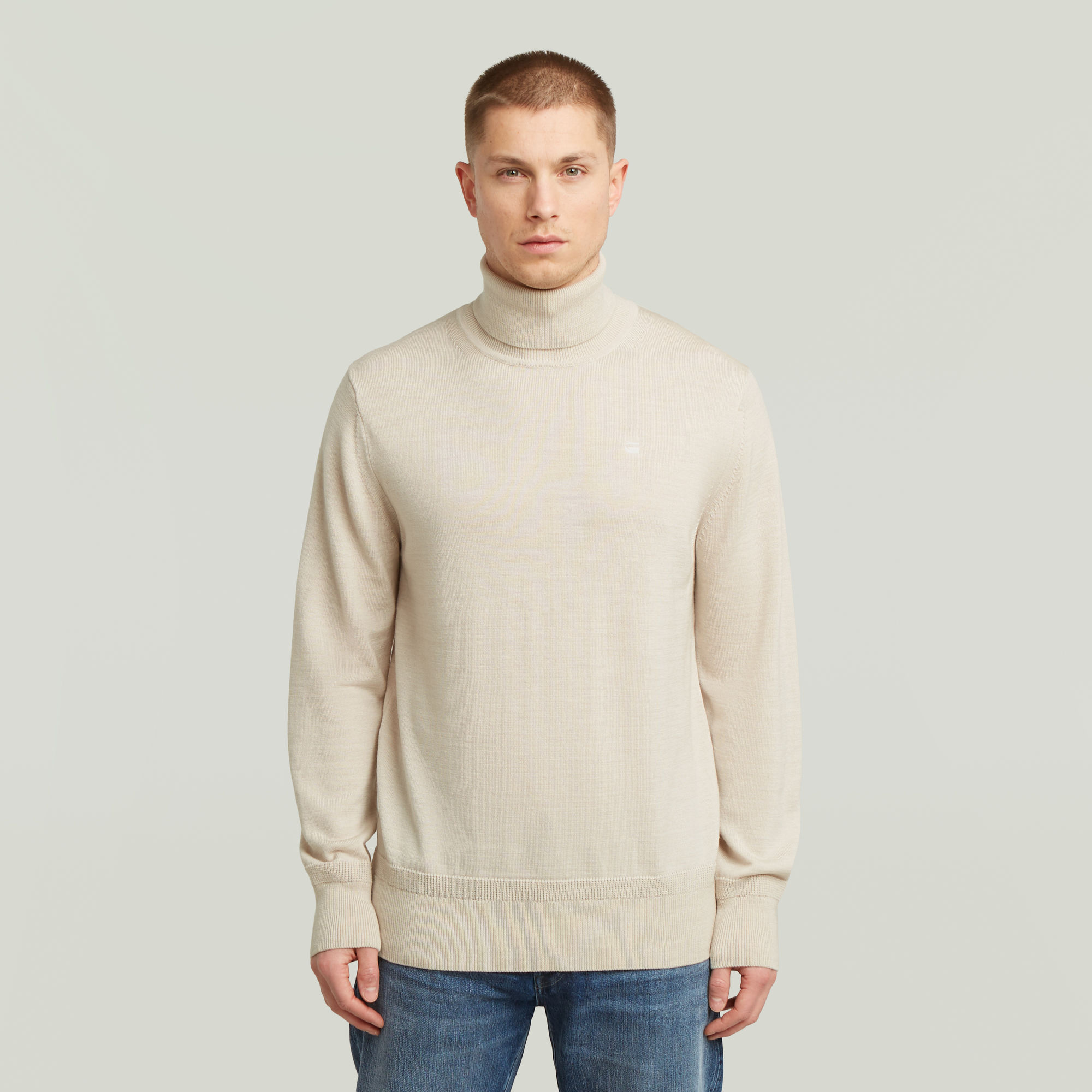 

Premium Core Turtle Knit - White - Men