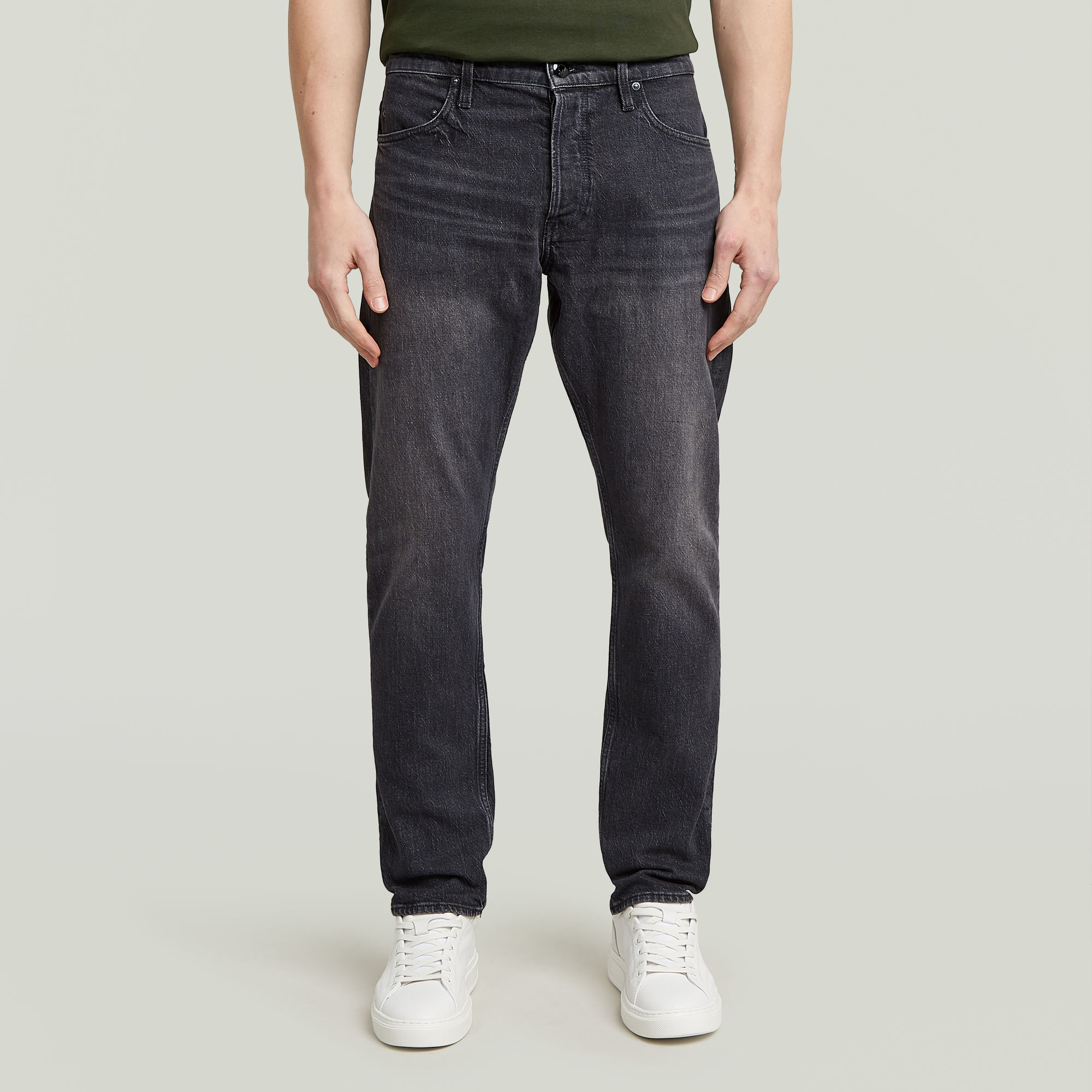 

Triple A Regular Straight Jeans - Grey - Men