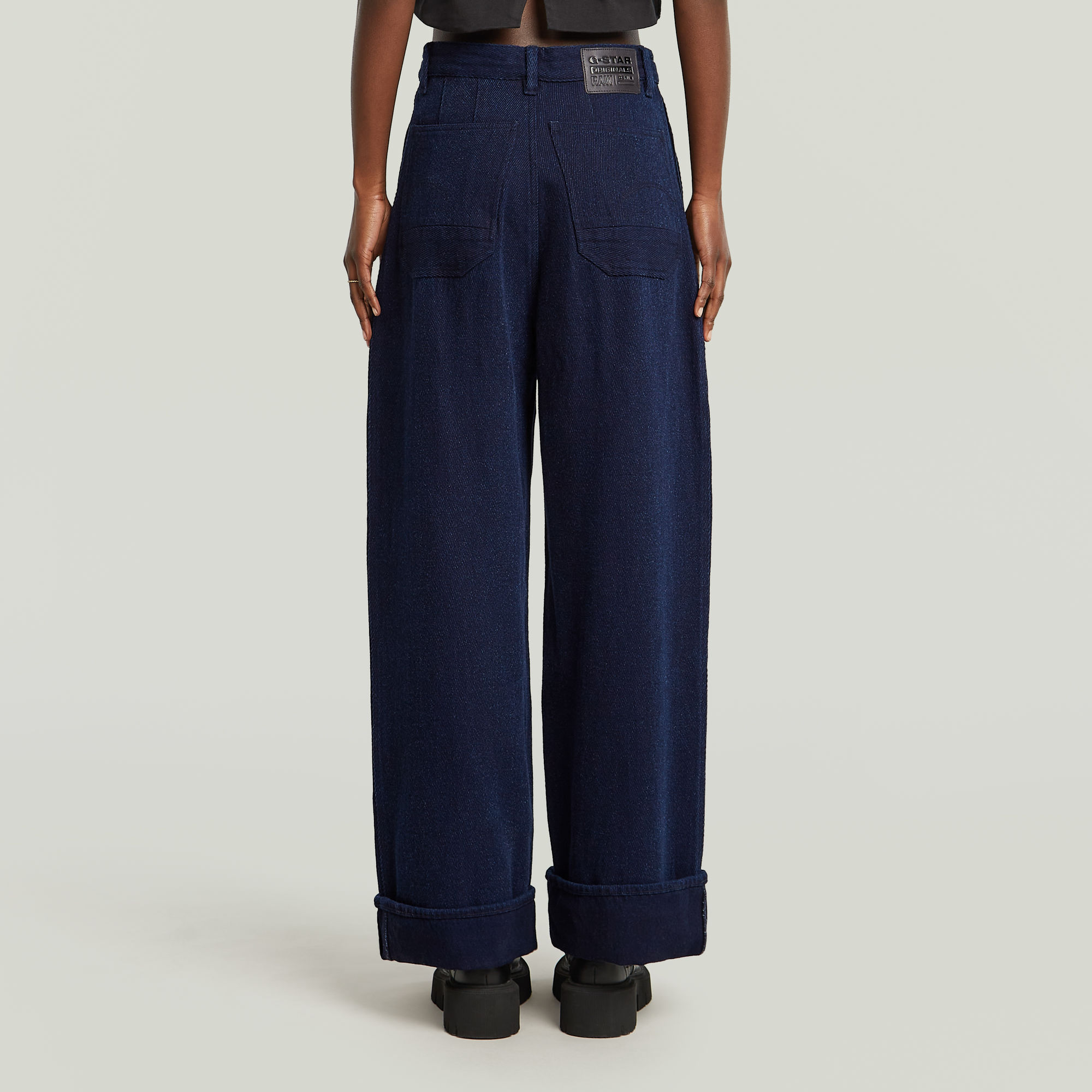 G-Star RAW Roos High Loose Jeans Donkerblauw Dames